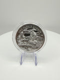 2024 St. Helena 1 oz Silver BU Coin - The Faerie Queene: Una and the Lion (.999 Fine)