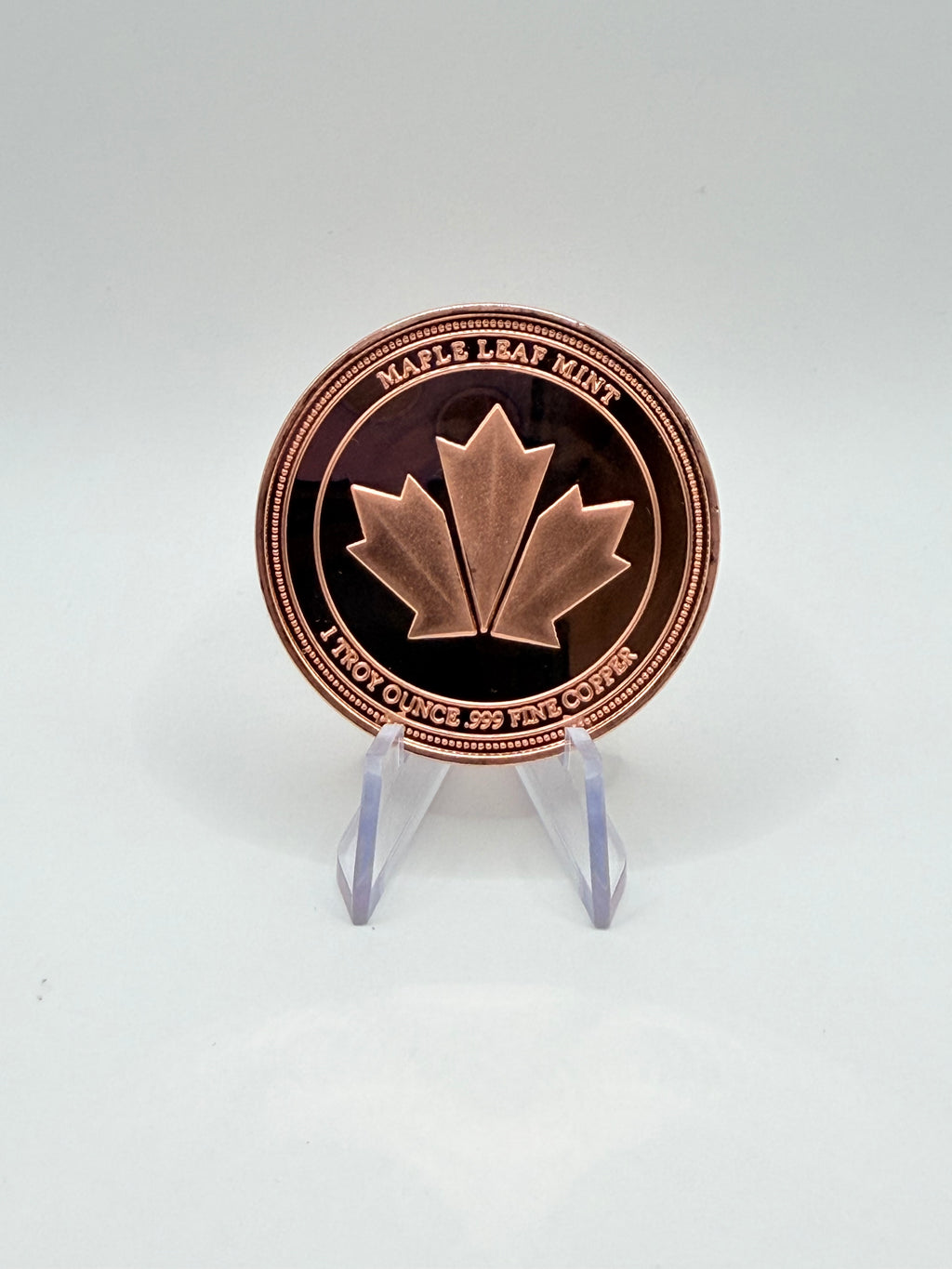 1oz .999 Fine Copper Canada Goose Proof Coin