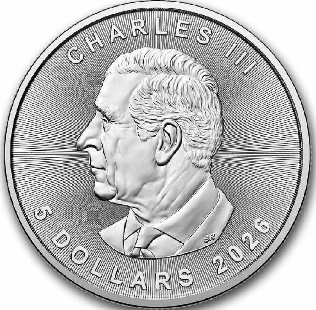 1 oz Canadian Silver Maple Leaf Coin .9999 Pure Fine Silver Bullion (BU)