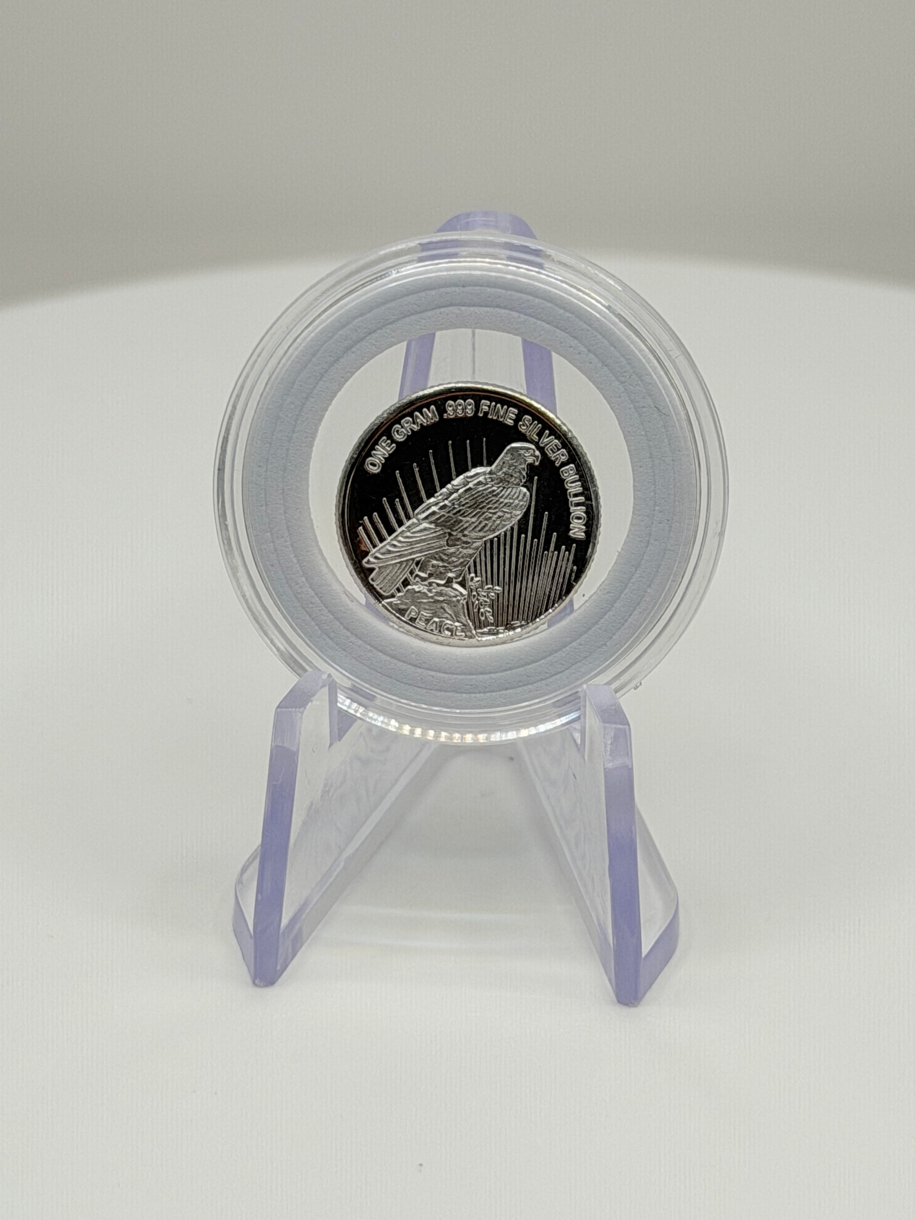 1 Gram .999 Fine Silver Miniature Bars & Rounds – Assorted