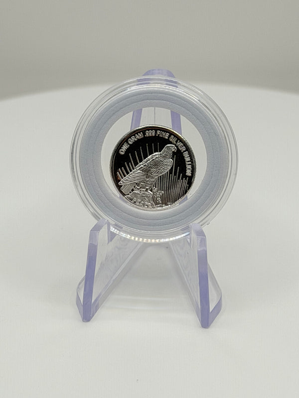 1 Gram .999 Fine Silver Miniature Bars & Rounds – Assorted