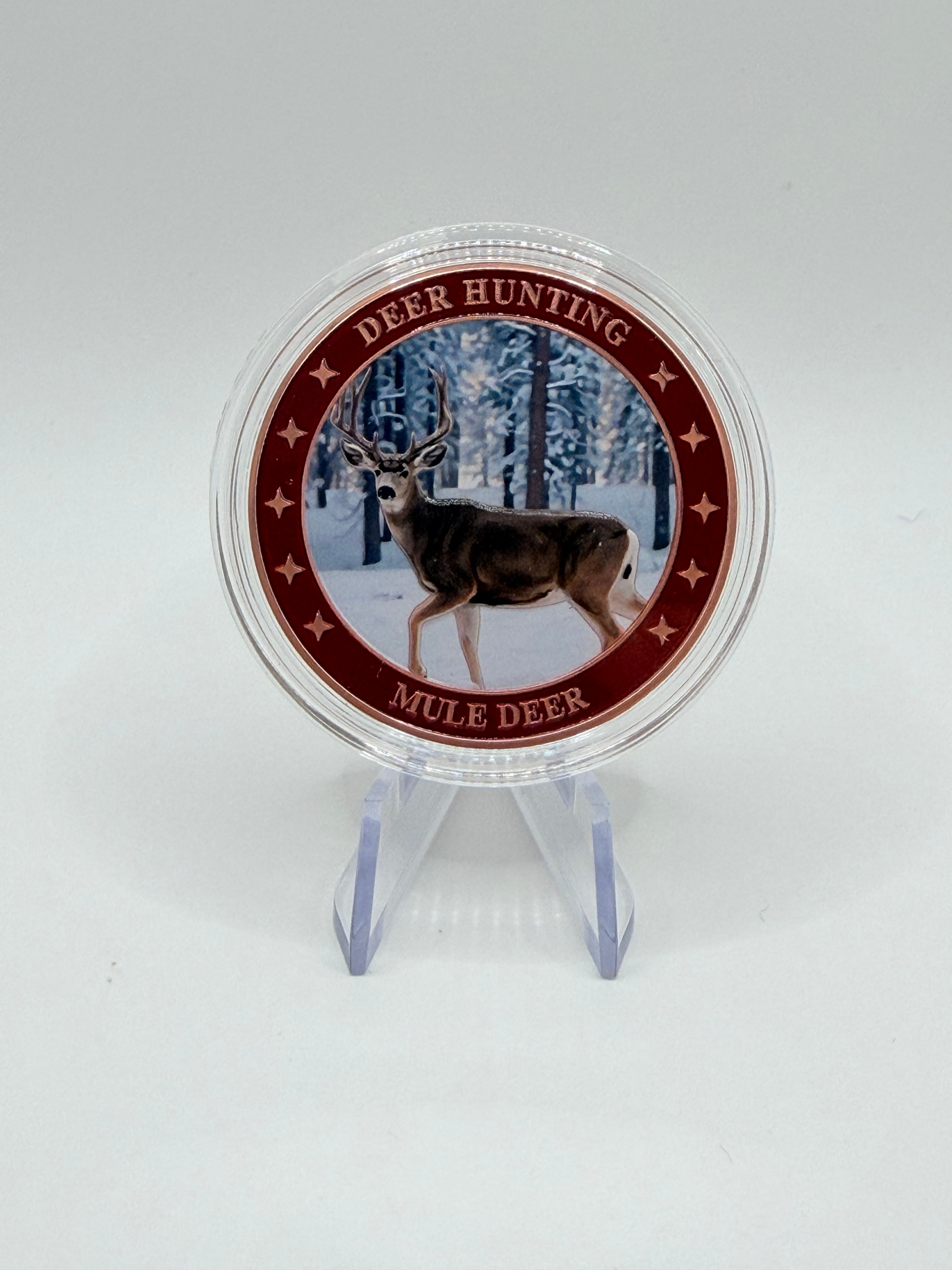 Mule Deer Hunting Collectible Coin – 1 oz .999 Fine Copper