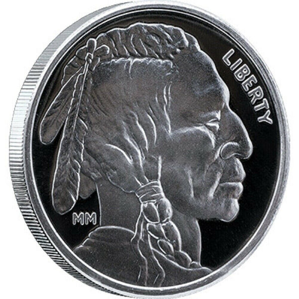 1 oz Silver Buffalo Round .999 Fine Silver Bullion (Brilliant Uncirculated) - Assorted Mint