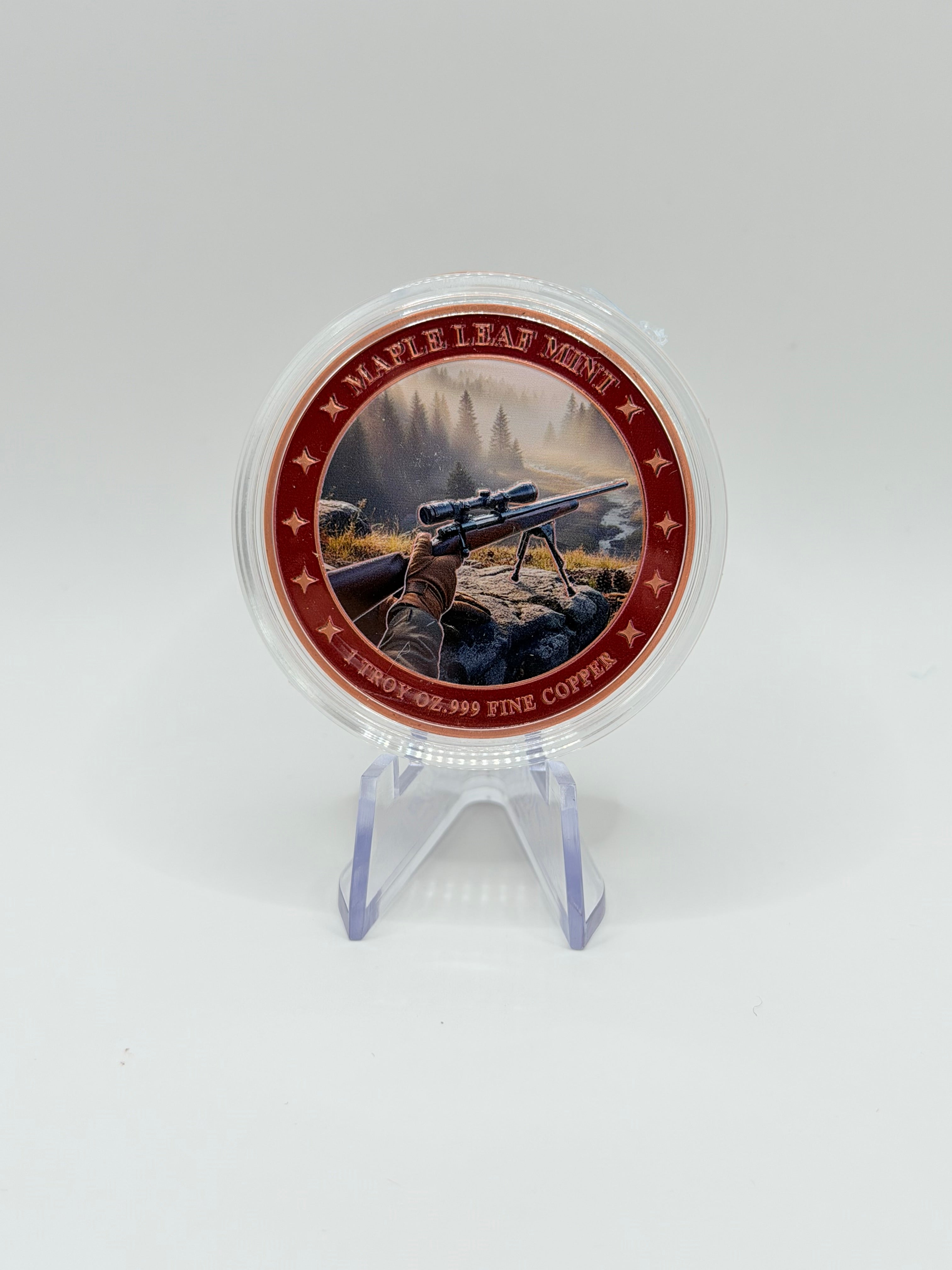 Axis Deer Hunting / Deer Hunting Collectible Coin – 1 oz .999 Fine Copper