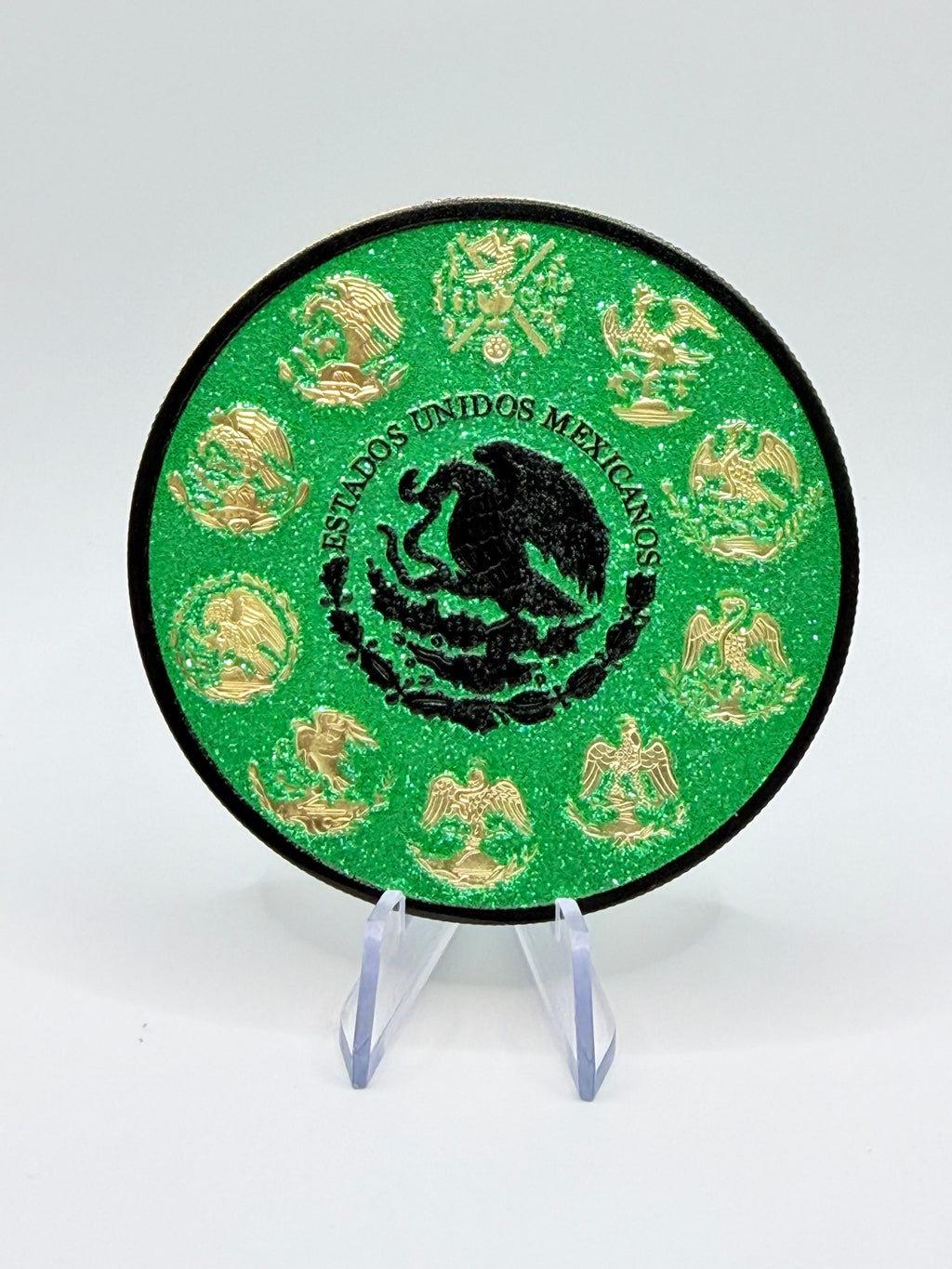 5 oz Libertad Tribute .999 Copper Round – Green Diamond Dusted Edition