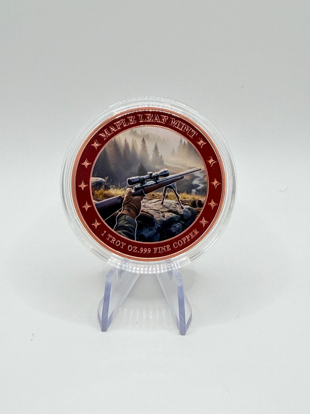 Mule Deer Hunting Collectible Coin – 1 oz .999 Fine Copper