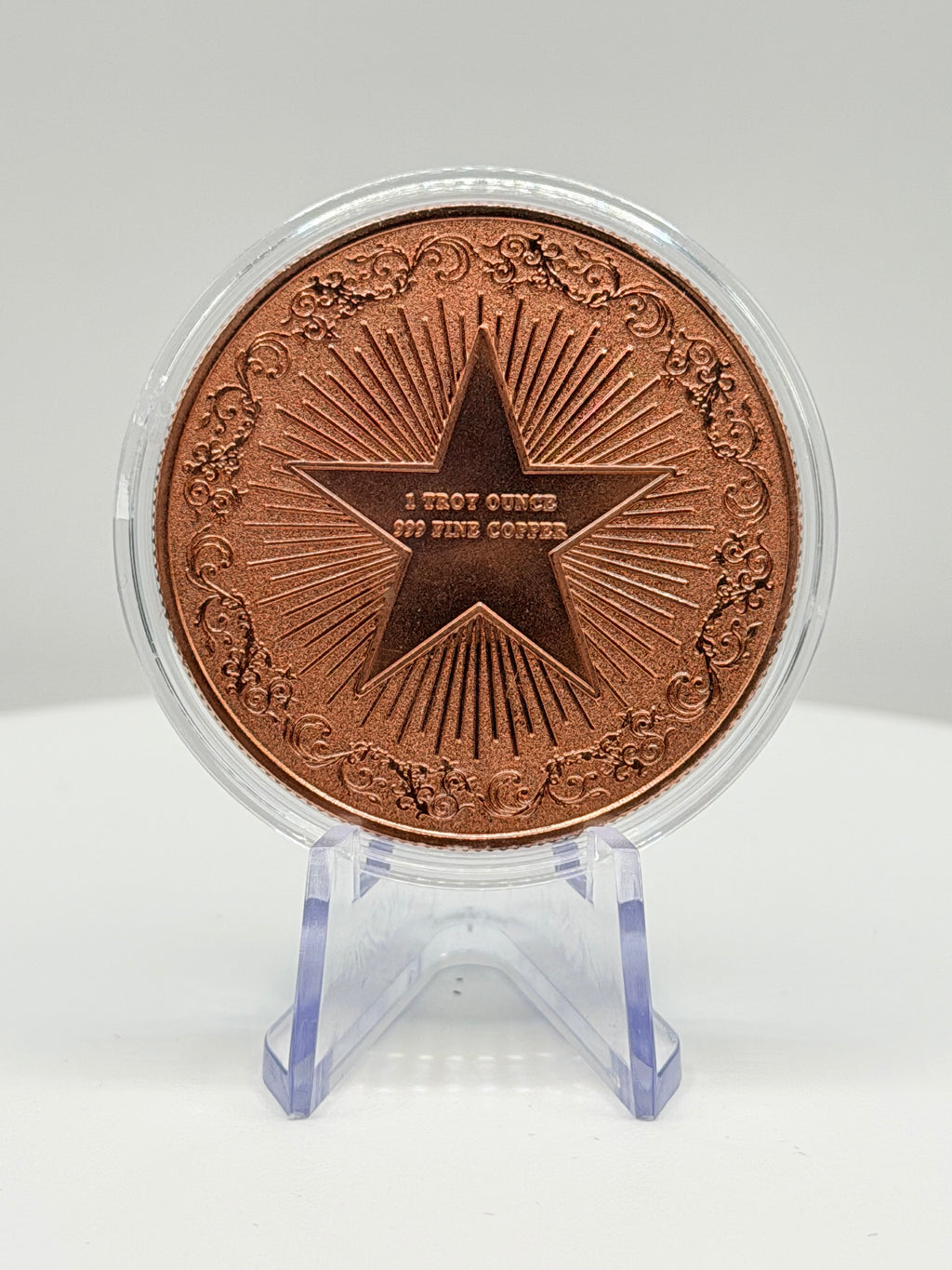 Mystical Nine-Tailed Cosmic Fox 1 oz .999 Fine Copper Art Round - Limited Edition Colorized Bullion