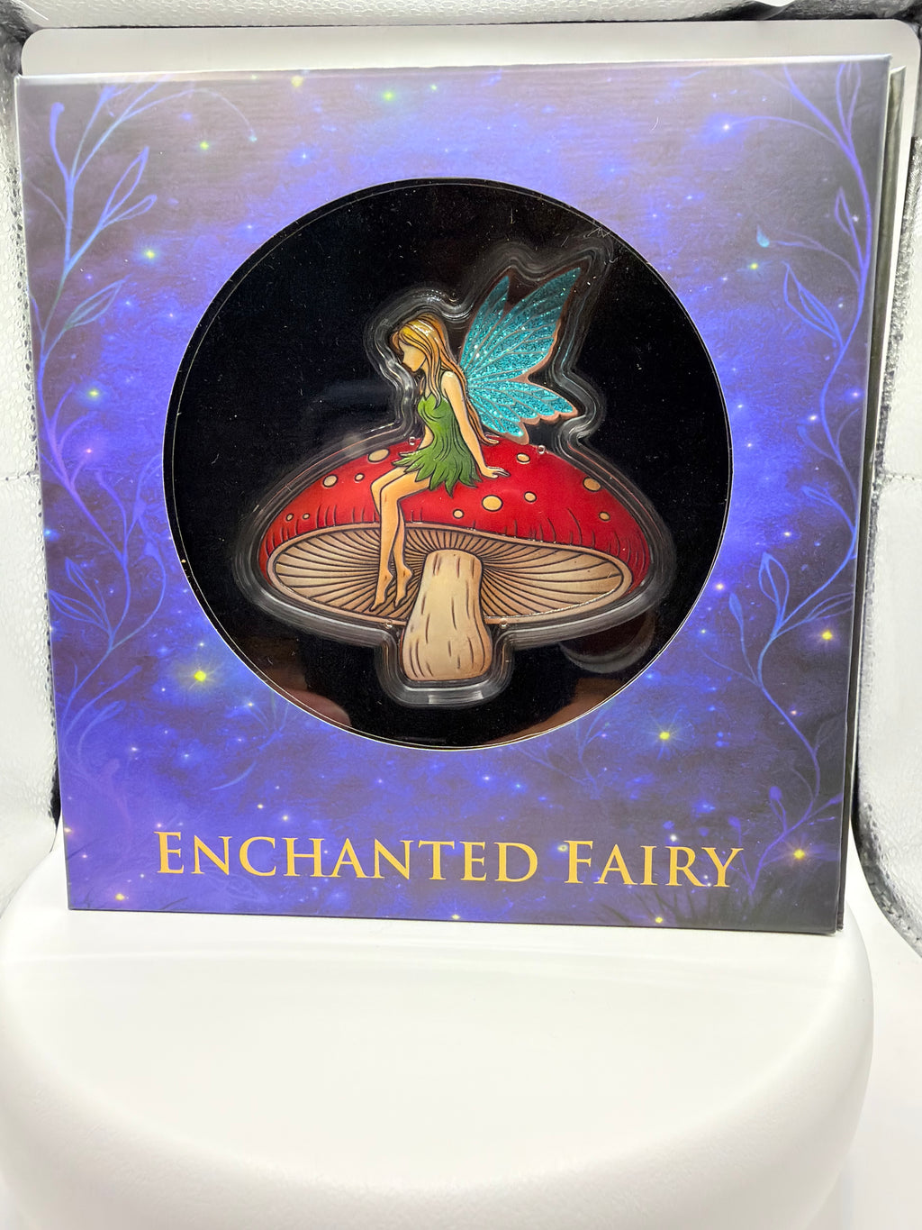 2026 Enchanted Fairy 100g Colorized Shaped Copper Medal Box