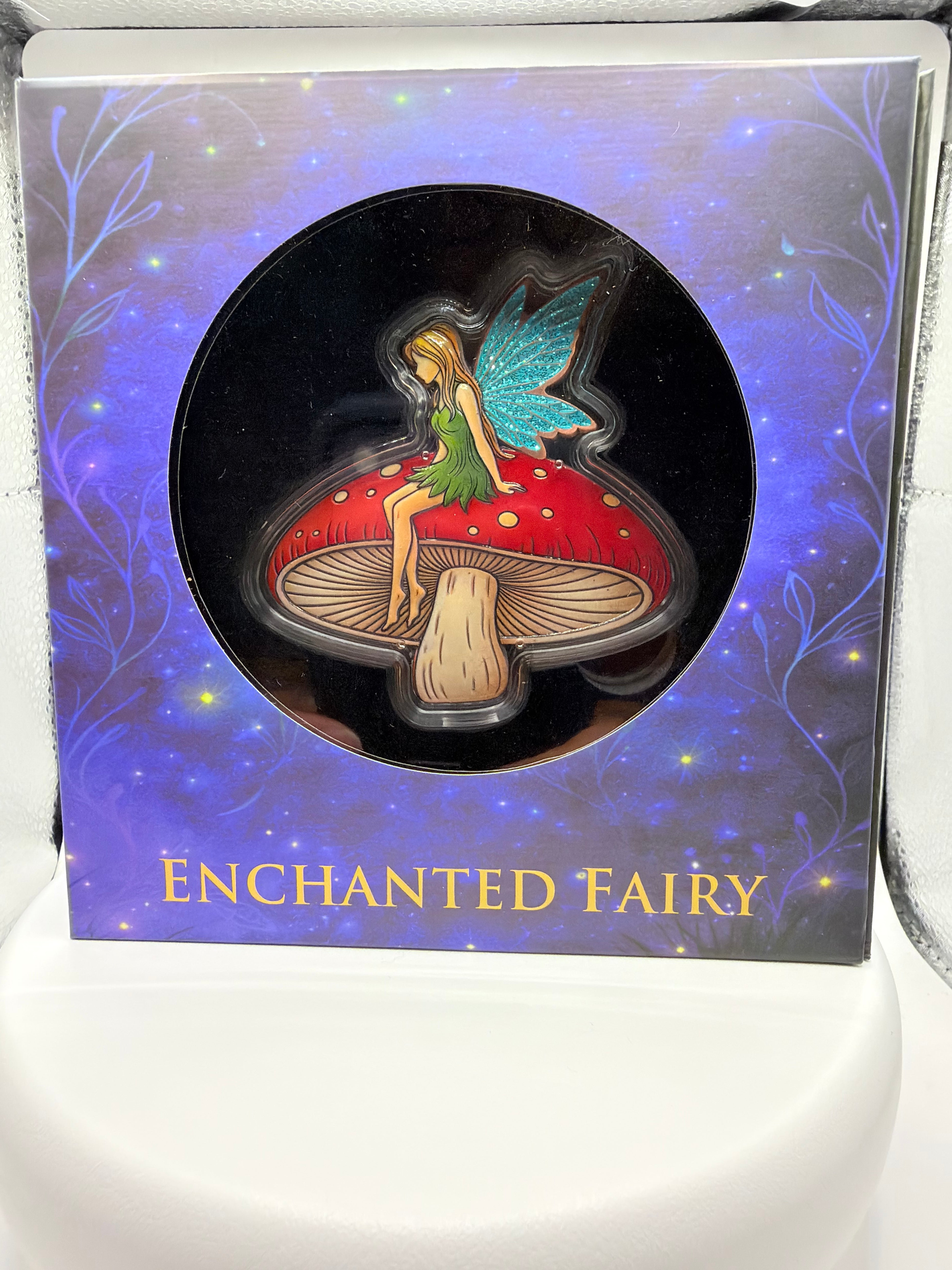 2026 Enchanted Fairy 100g Colorized Shaped Copper Medal Box