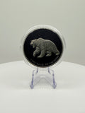 Bull & Bear 1 oz .999 Pure Copper Round - Wall Street Stock Market High Relief Pocket Coin, Financial Investor Day Trader Gift