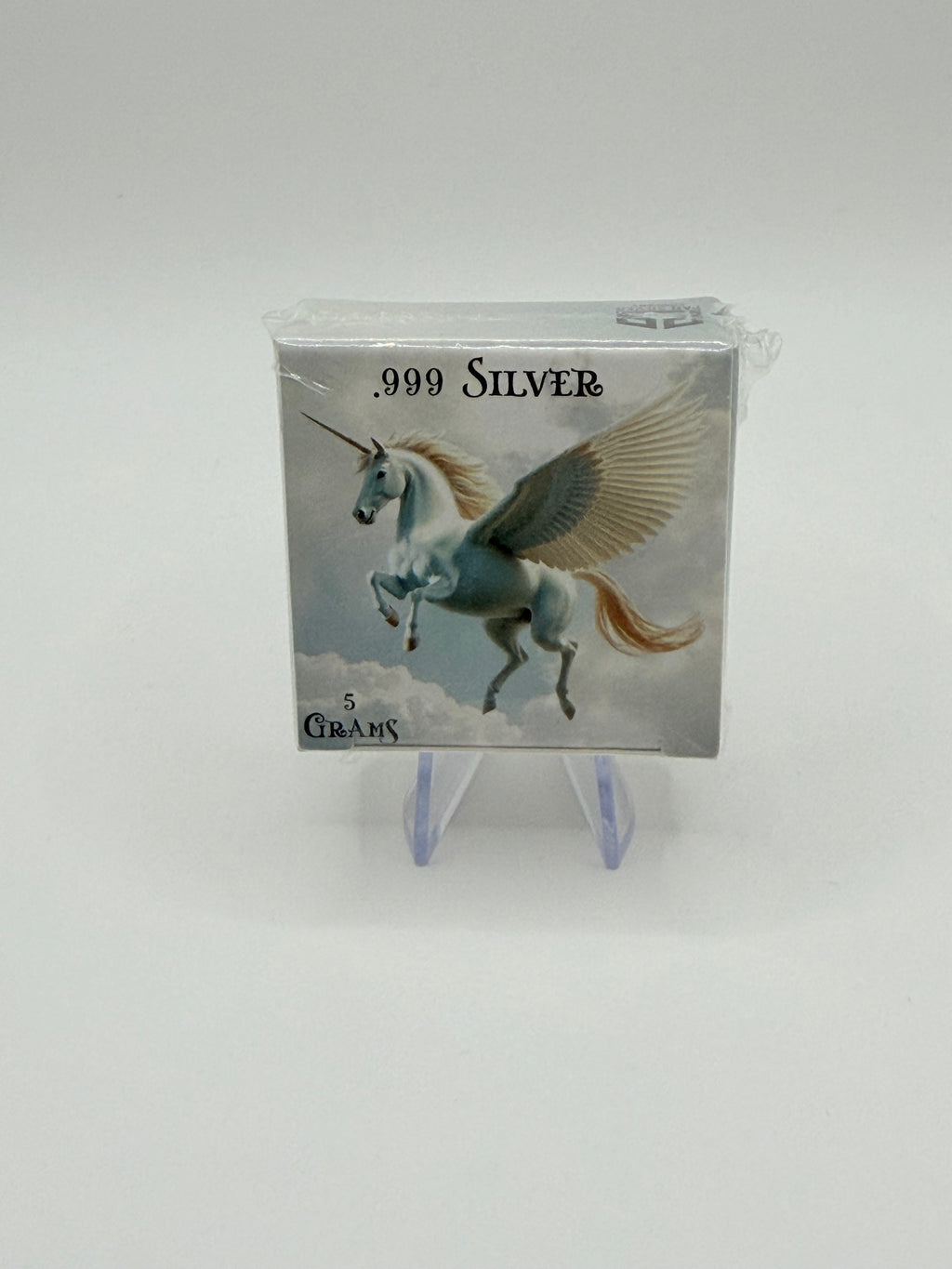 Pan Silver Co 5 Gram .999 Fine Silver Pegasus Unicorn Art Bar