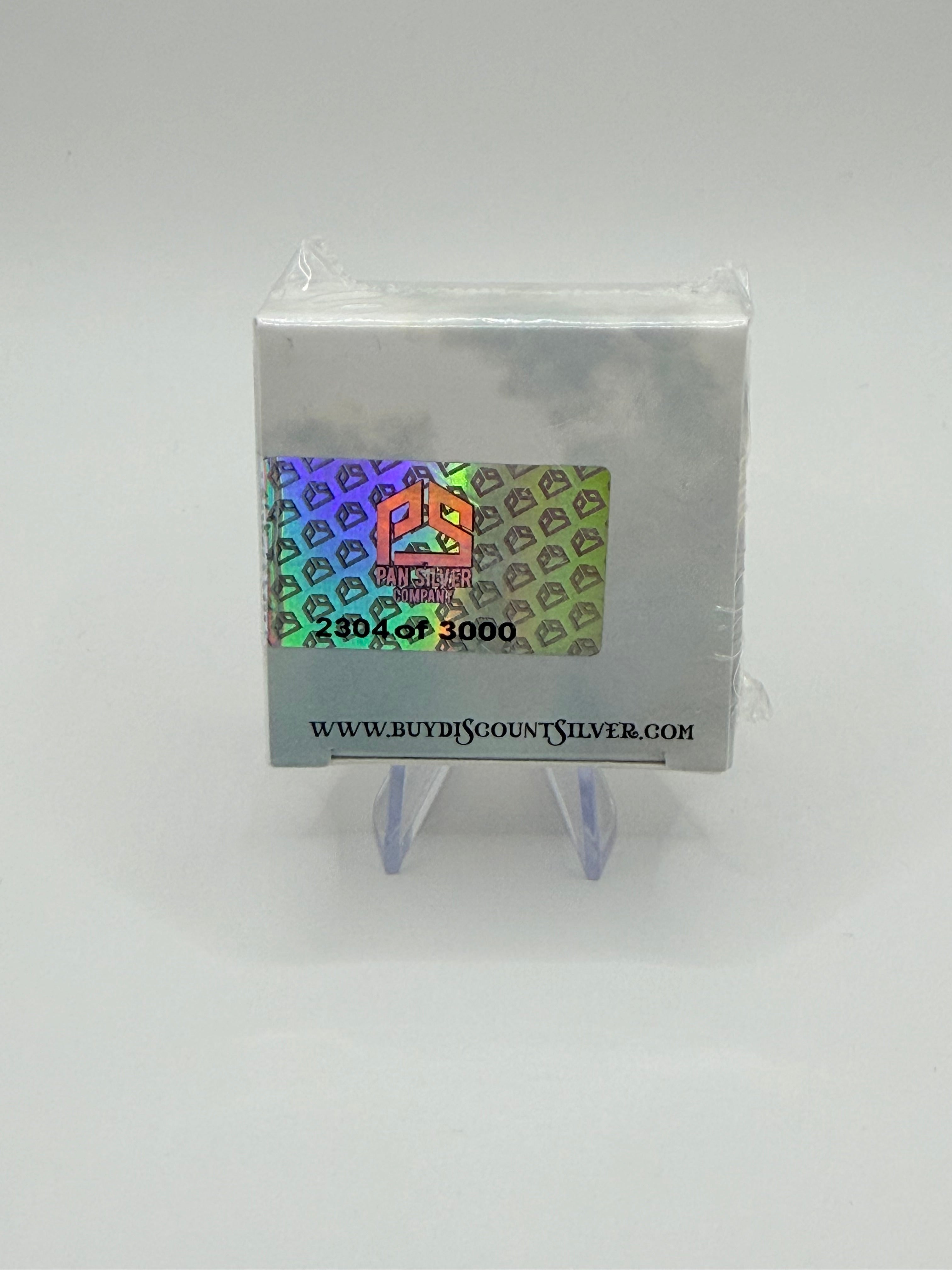 Pan Silver Co 5 Gram .999 Fine Silver Pegasus Unicorn Art Bar