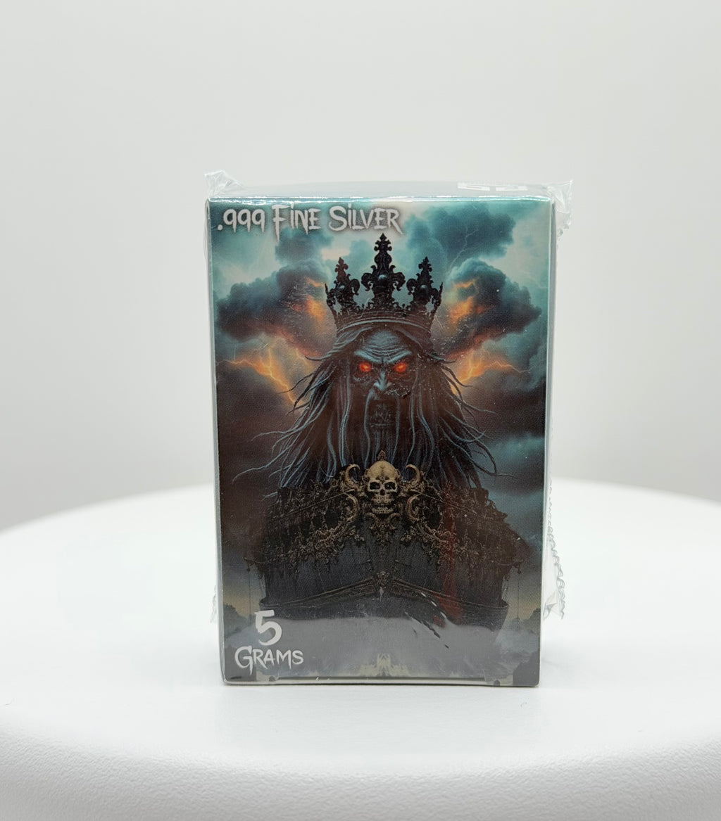 Pan Silver Co 5 Gram .999 Fine Silver Lich King Ghost Ship Bar