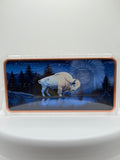 10 oz White Buffalo Currency Colorized .999 Copper Art Bar