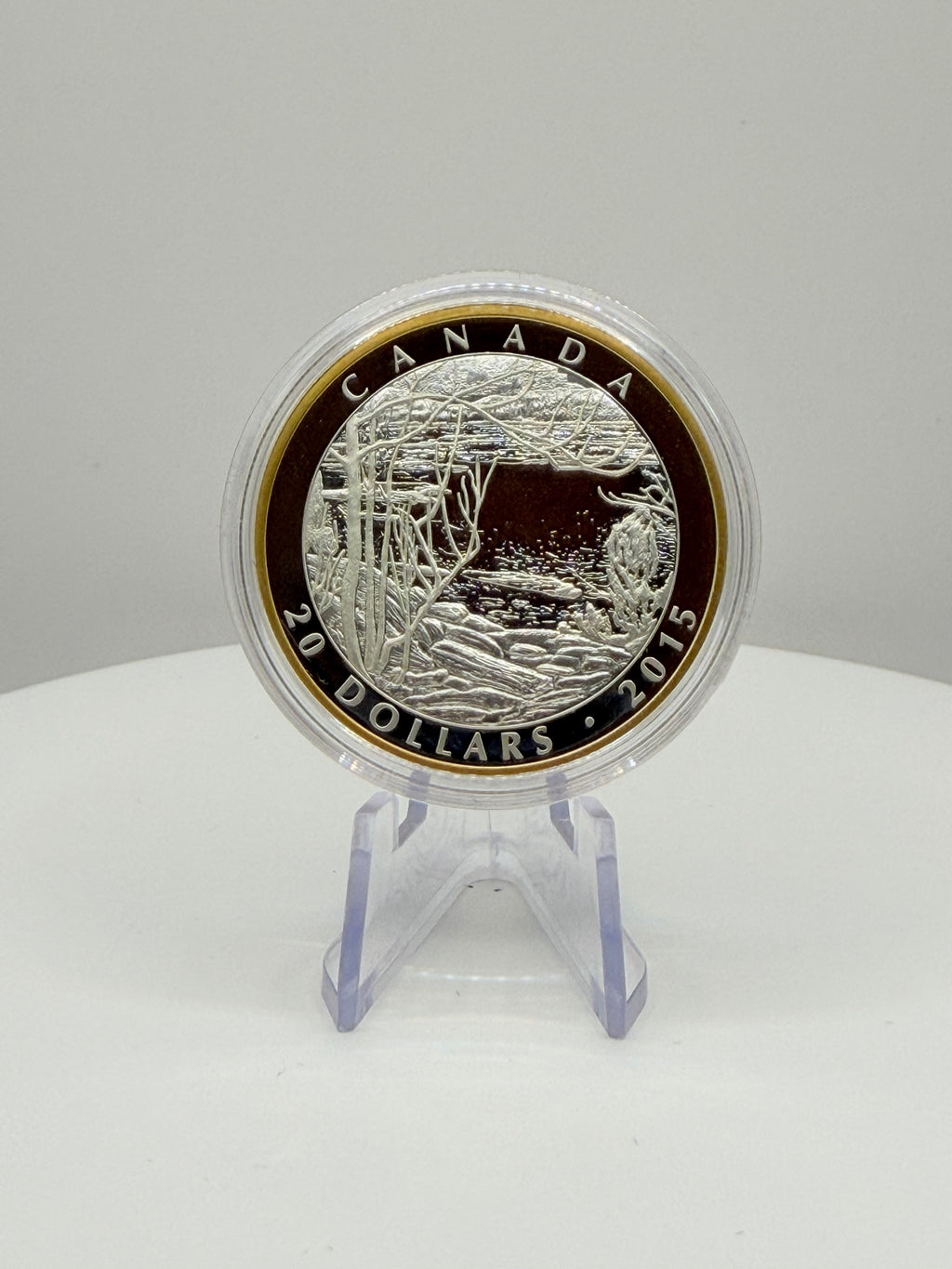 2015 Canada $20 Tom Thomson Spring Ice 1 oz Silver Proof Coin