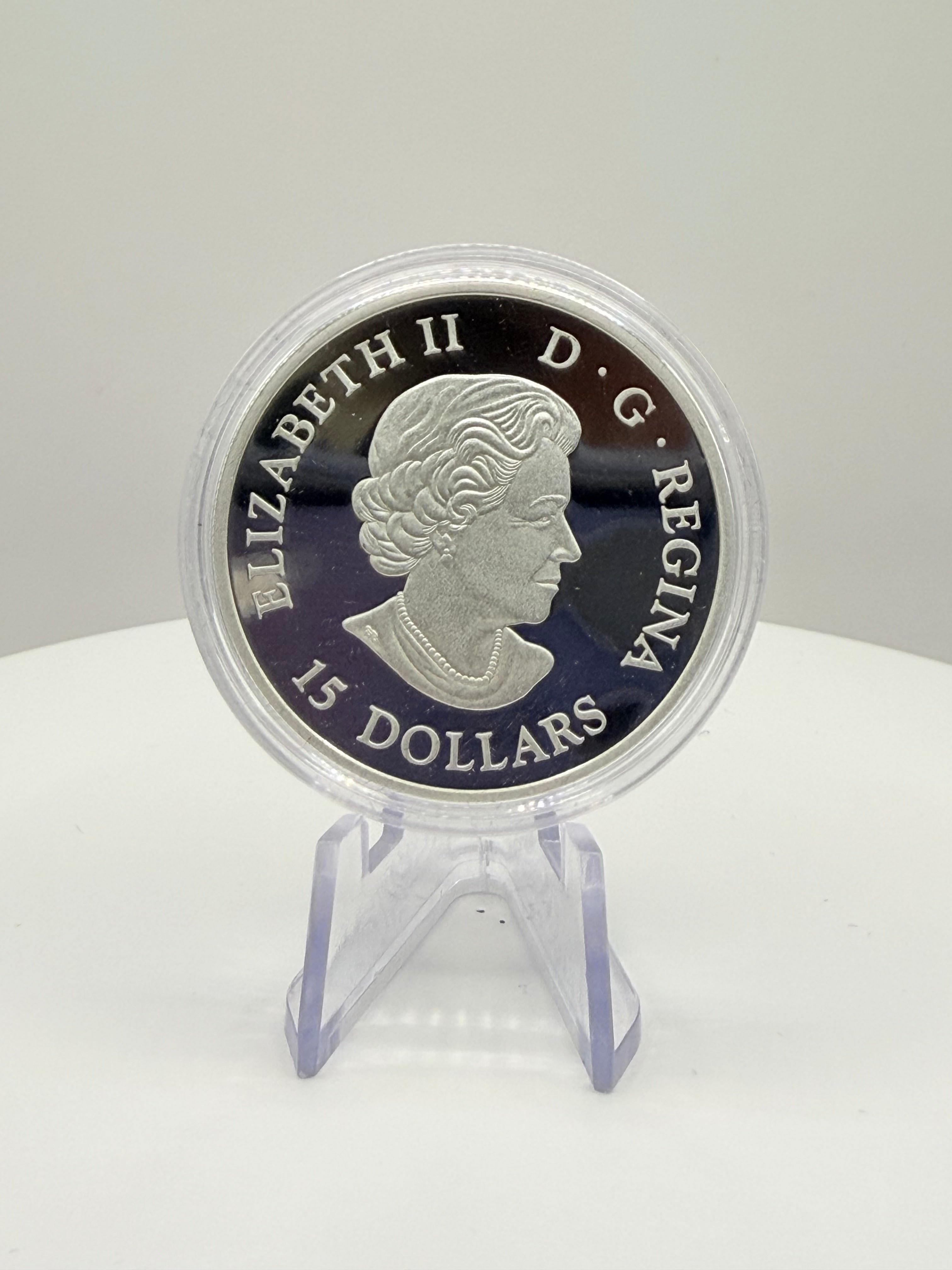 2018 Canada $15 Magnificent Bald Eagles 1 oz Silver Proof Coin