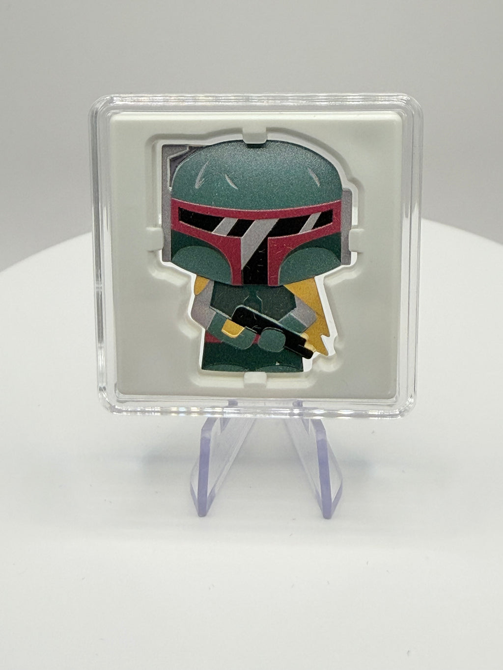 2020 Niue Star Wars Chibi Boba Fett 1 oz Silver Coin Boxed