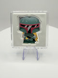 2020 Niue Star Wars Chibi Boba Fett 1 oz Silver Coin Boxed