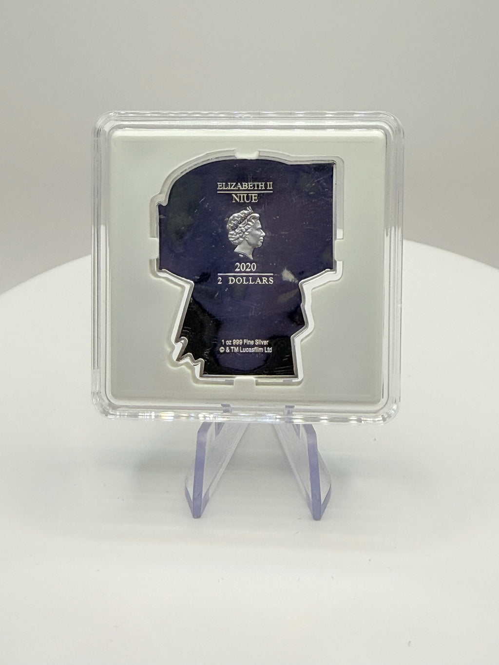 2020 Niue Star Wars Chibi Boba Fett 1 oz Silver Coin Boxed