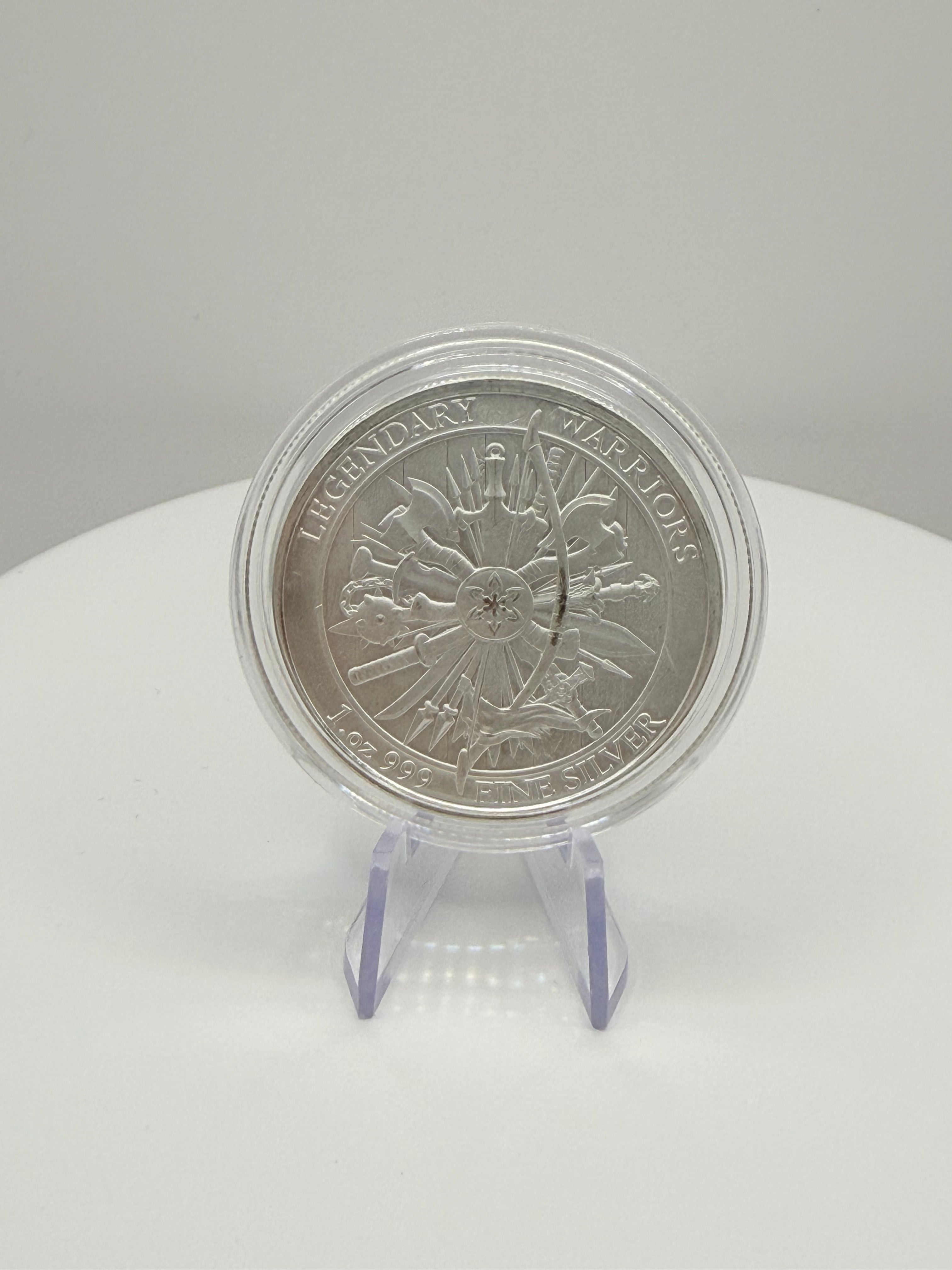 Geronimo 1 oz Silver Round (.999 Fine Bullion) - Legendary Warriors Series