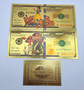 Disney Princess 24K Gold Foil 1,000,000 Novelty Banknote 5-Pc Set