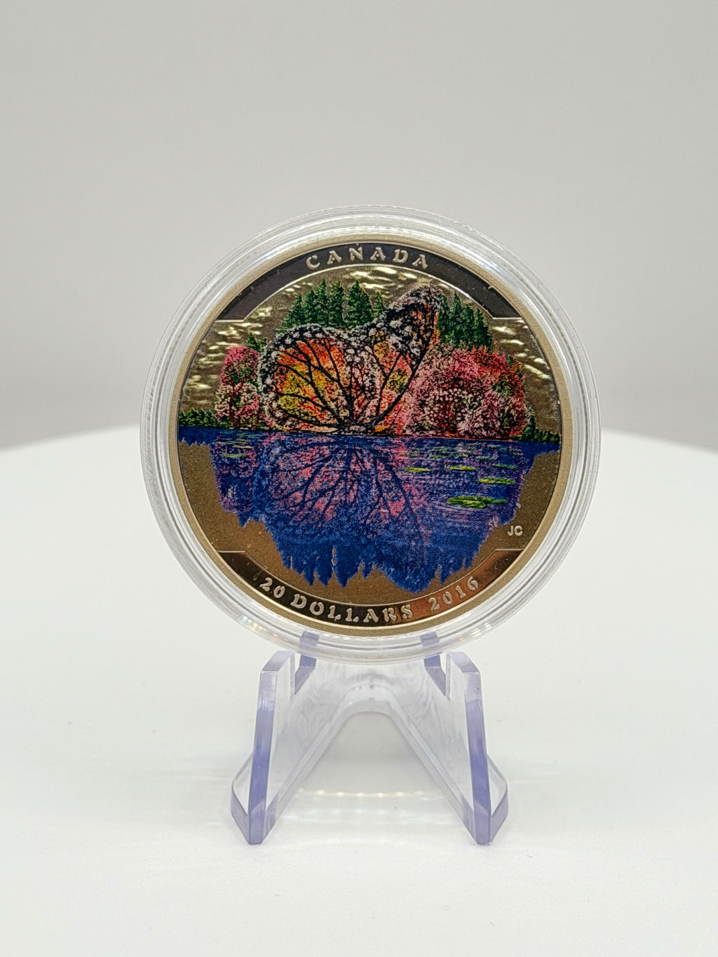 2016 Canada $20 Landscape Illusion Butterfly 1 oz Silver Coin
