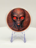 1 oz Alien Extraterrestrial Copper Round .999 Fine