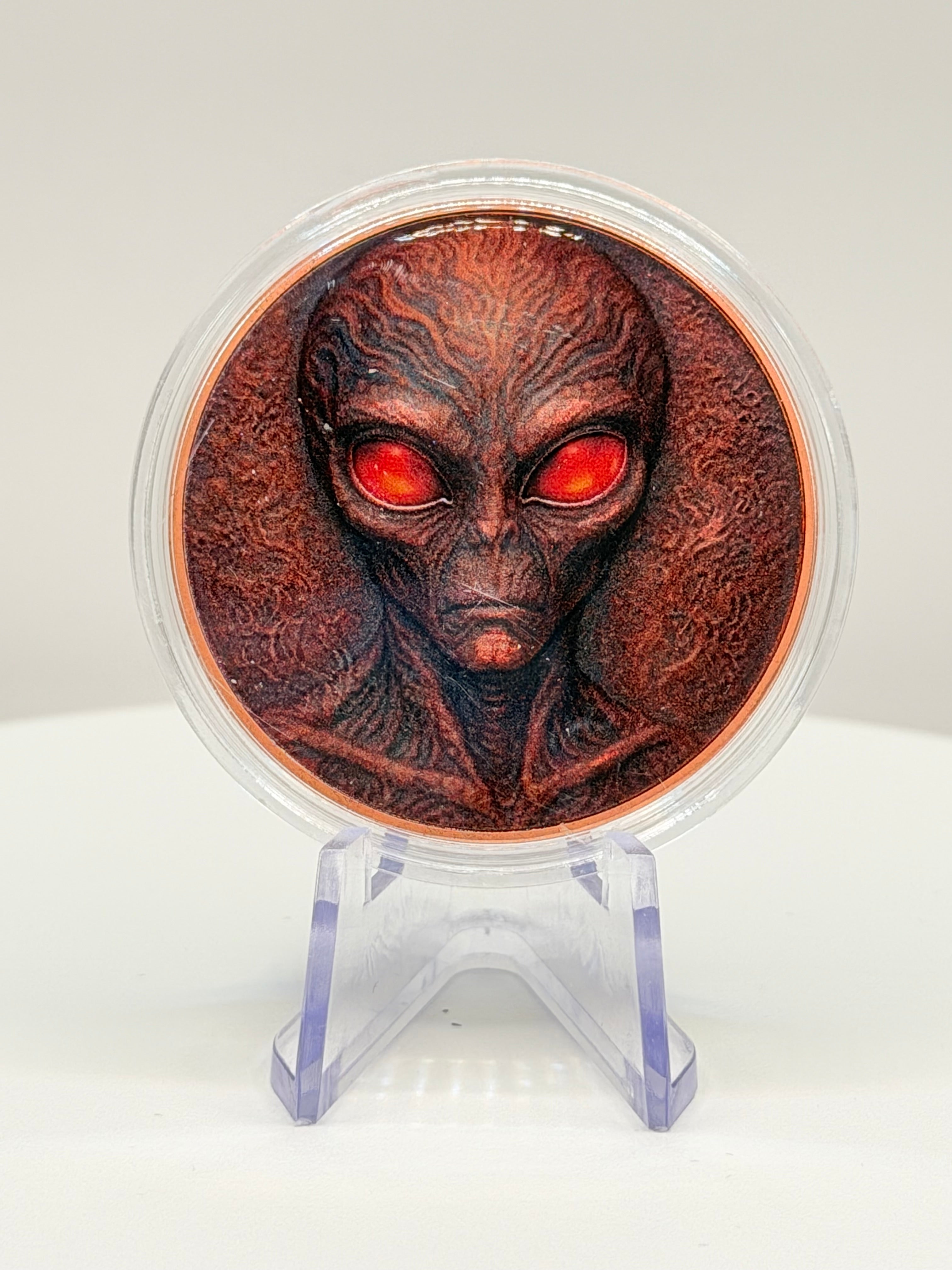 1 oz Alien Extraterrestrial Copper Round .999 Fine