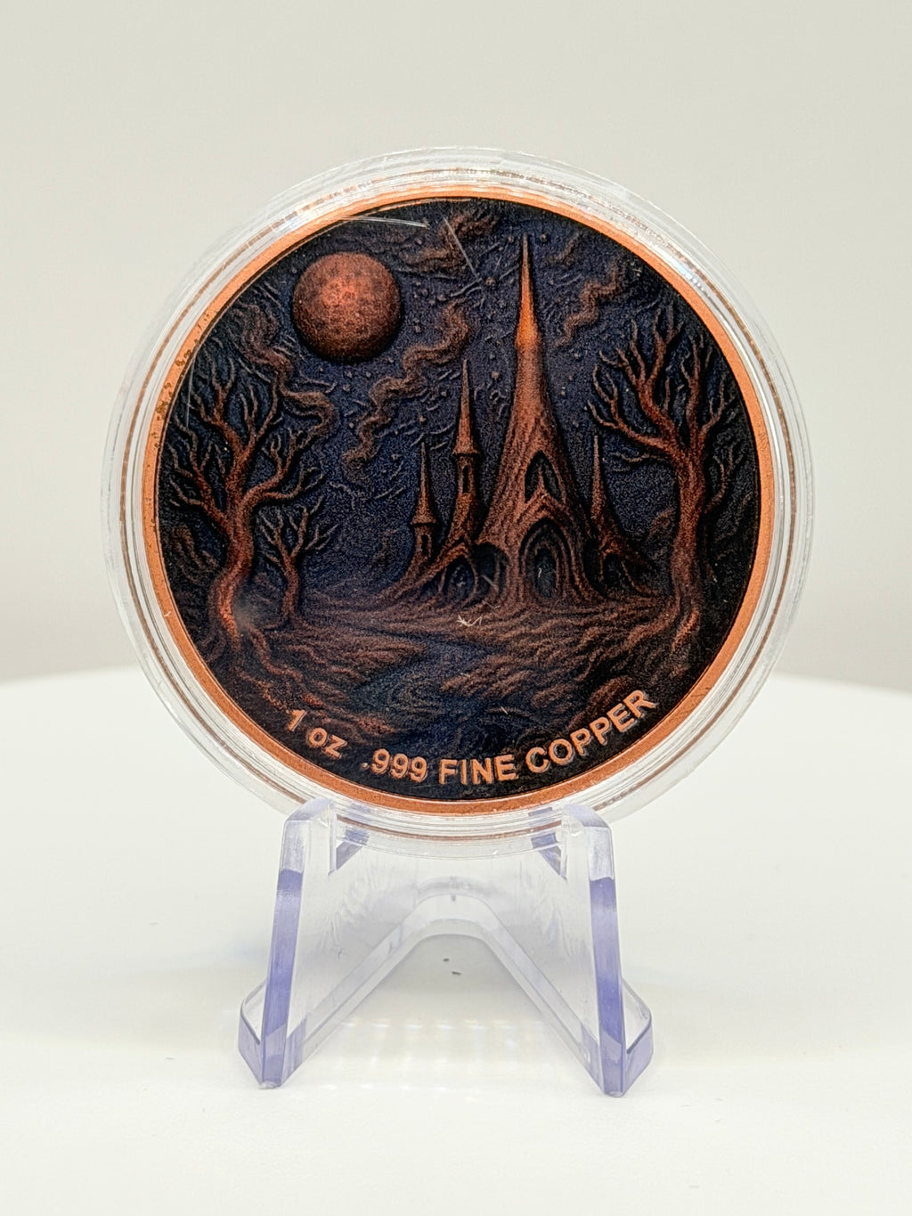 1 oz Alien Extraterrestrial Copper Round .999 Fine
