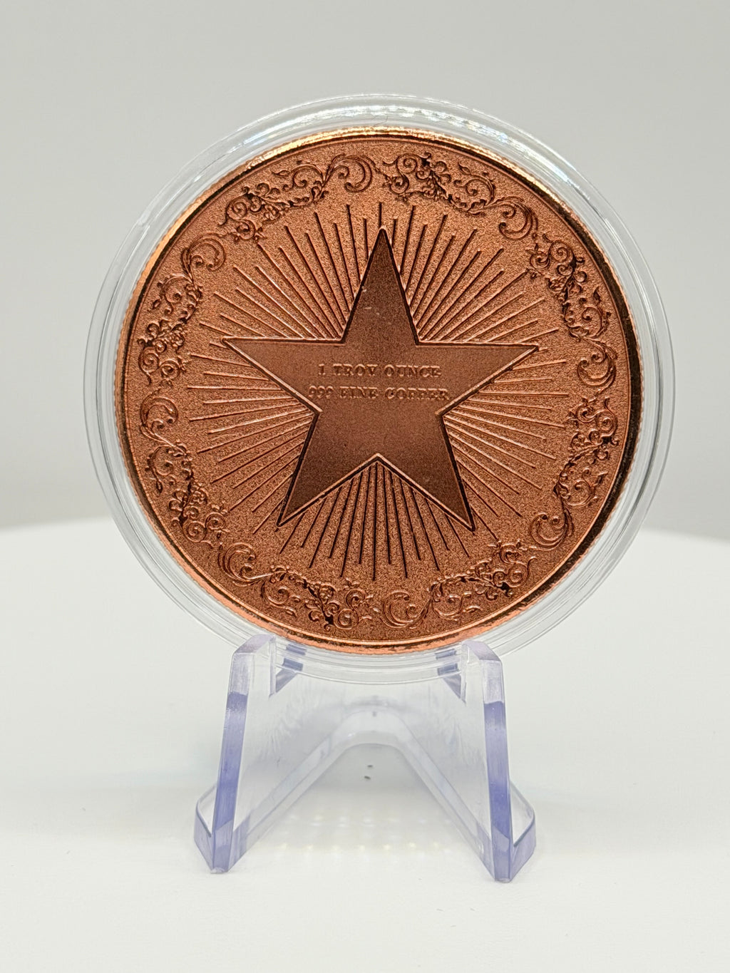 White Tiger Mountain Ascent 1 oz Colorized .999 Copper Round