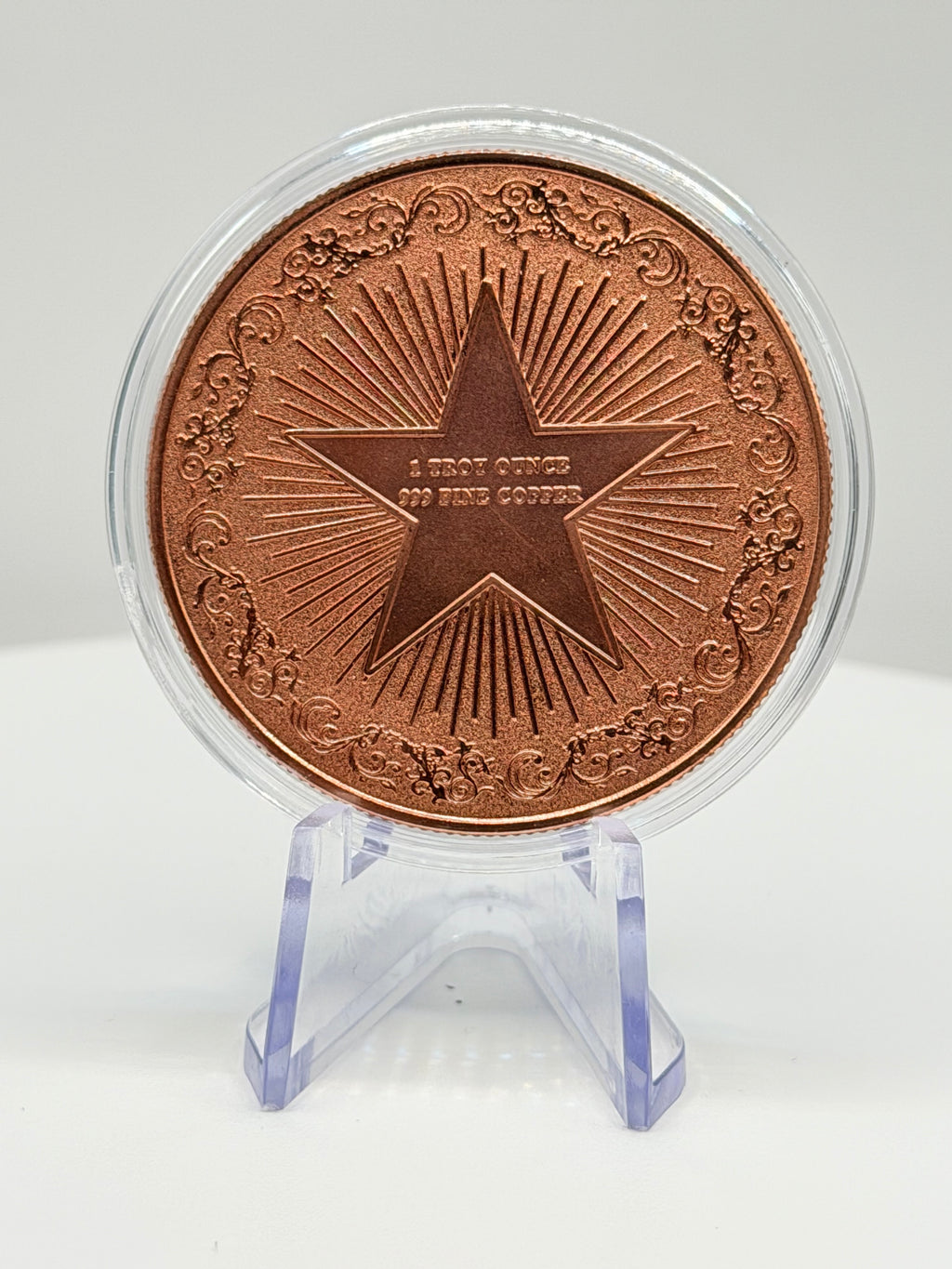 Celestial Moon Goddess 1 oz Colorized .999 Copper Round