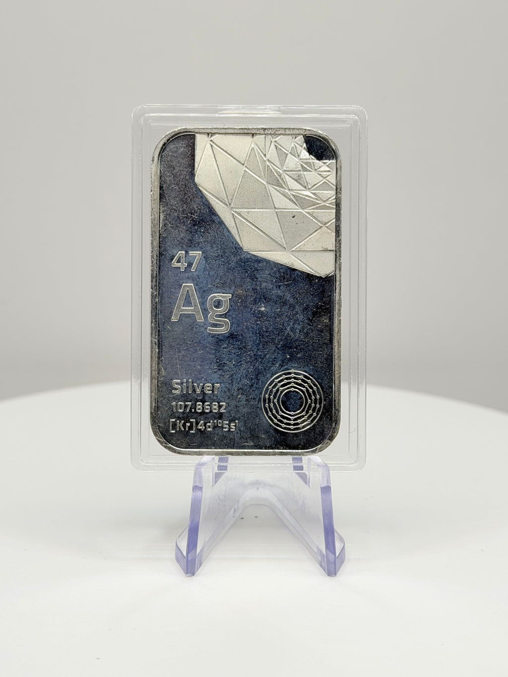 Luciteria Science 1 oz Silver Element Bar .999 Fine Periodic Table