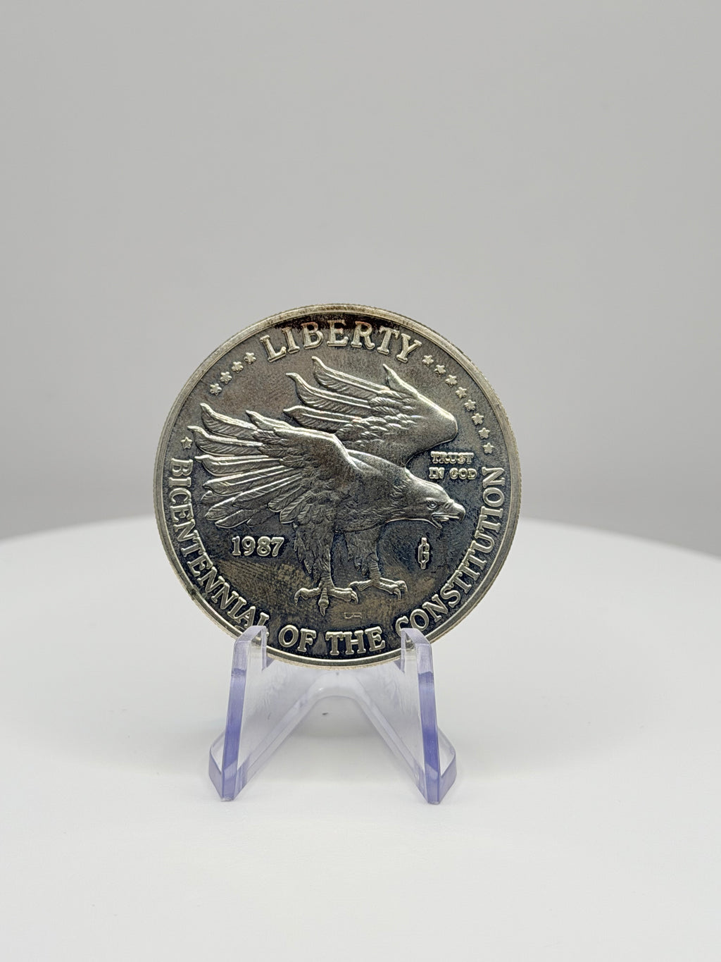 1987 US Constitution Bicentennial 1 oz .999 Fine Silver Round