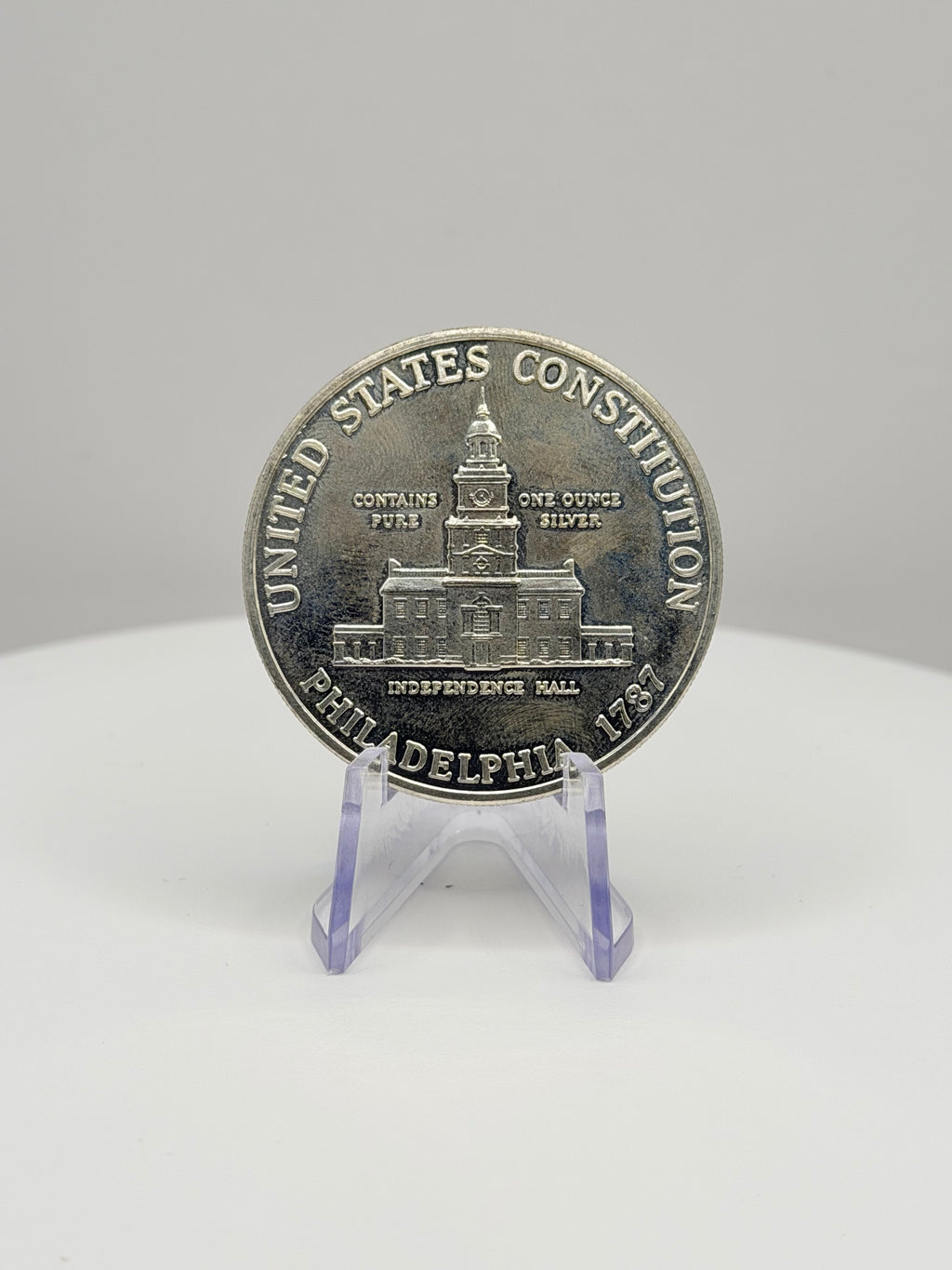1987 US Constitution Bicentennial 1 oz .999 Fine Silver Round
