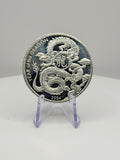 2024 Year of the Dragon 1 oz .999 Fine Silver Lunar Art Round