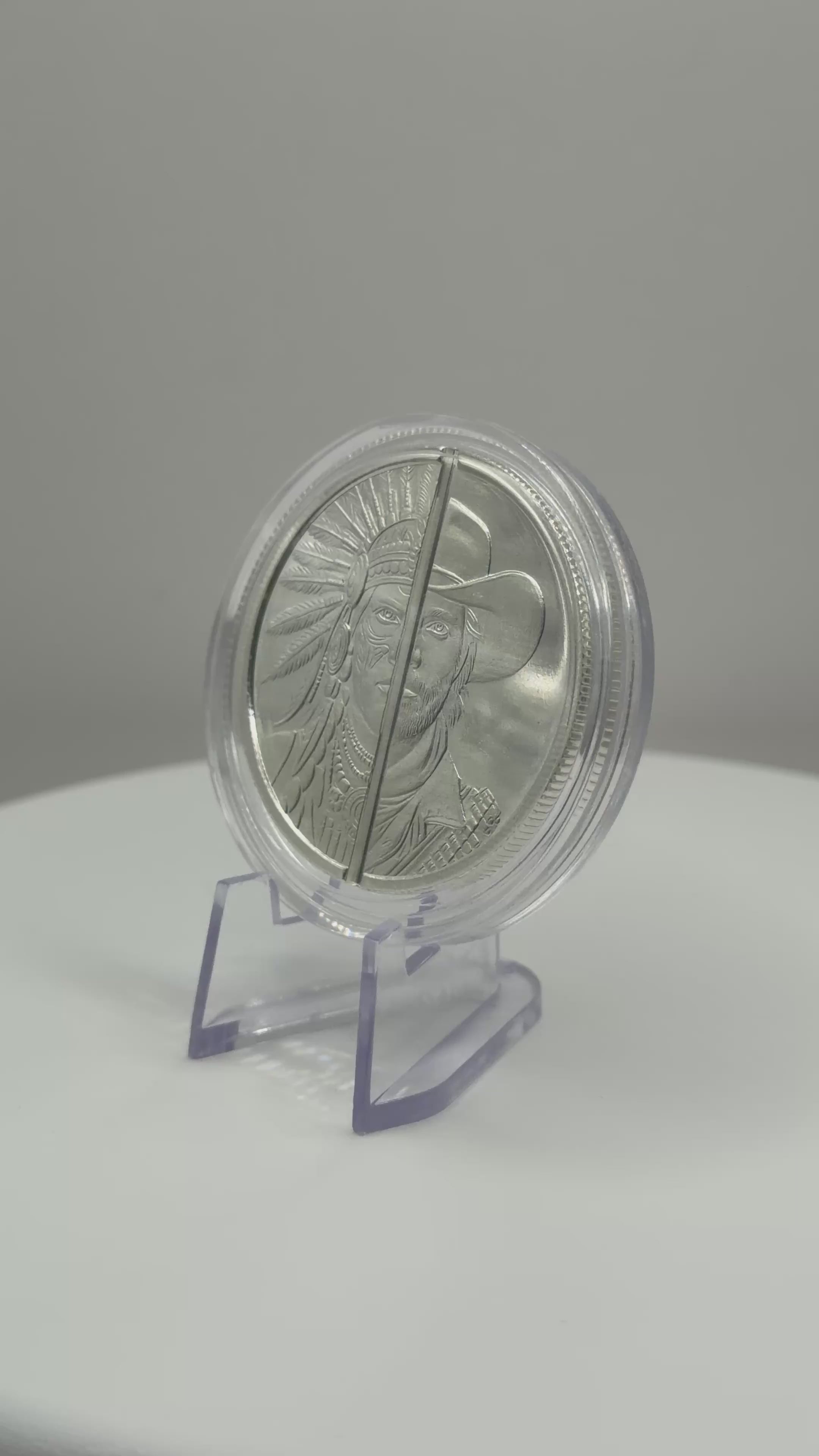 Elemetal 1 oz Western Warrior Divisible Silver Round (.999 Fine Bullion)