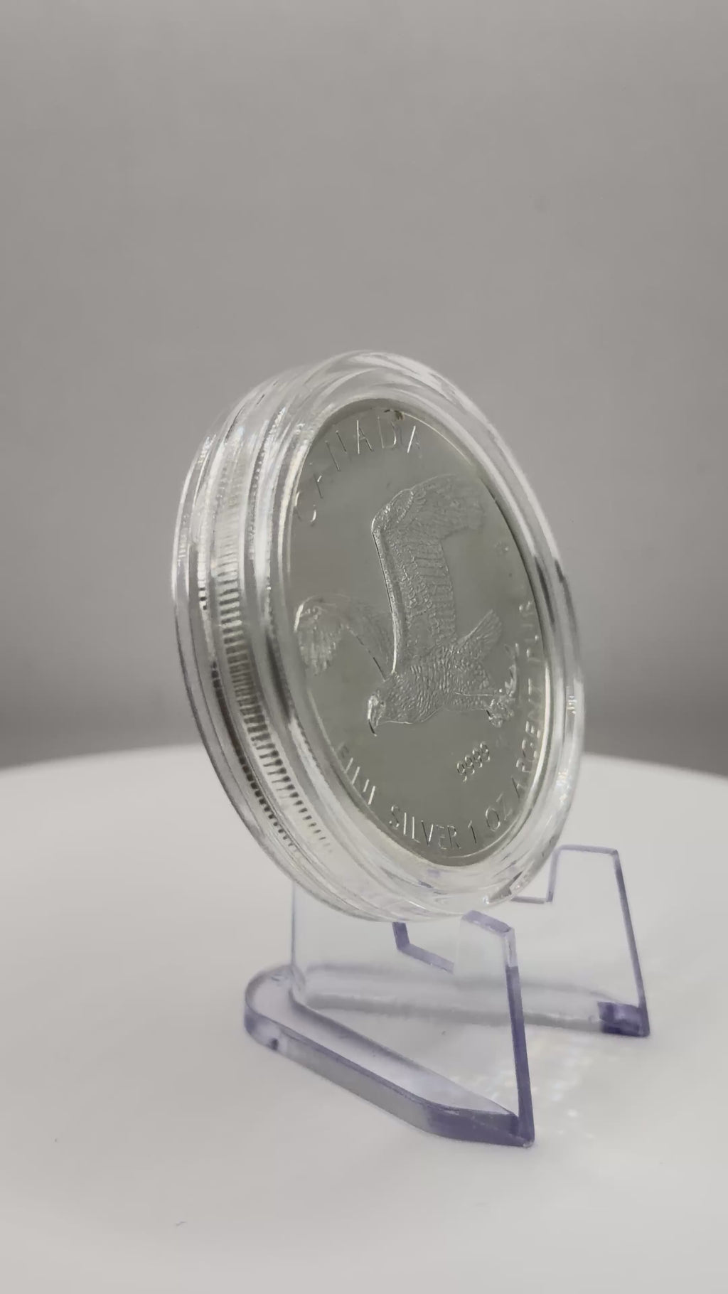 2014 Canada $5 Birds of Prey "Bald Eagle" 1 oz .9999 Fine Silver Coin