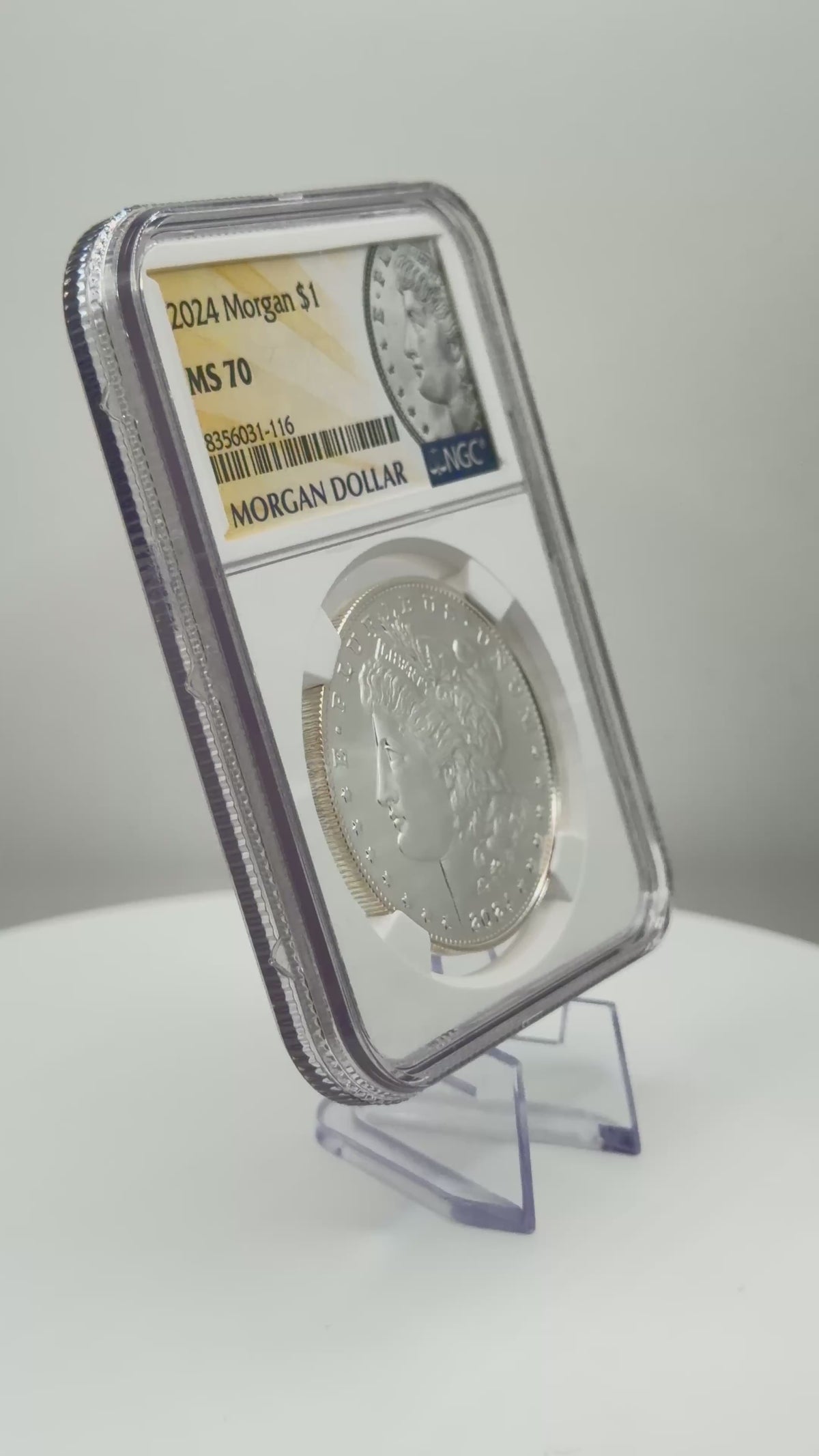 2024 US Mint Morgan Silver Dollar $1 – NGC MS 70 (Cert #8356031116)