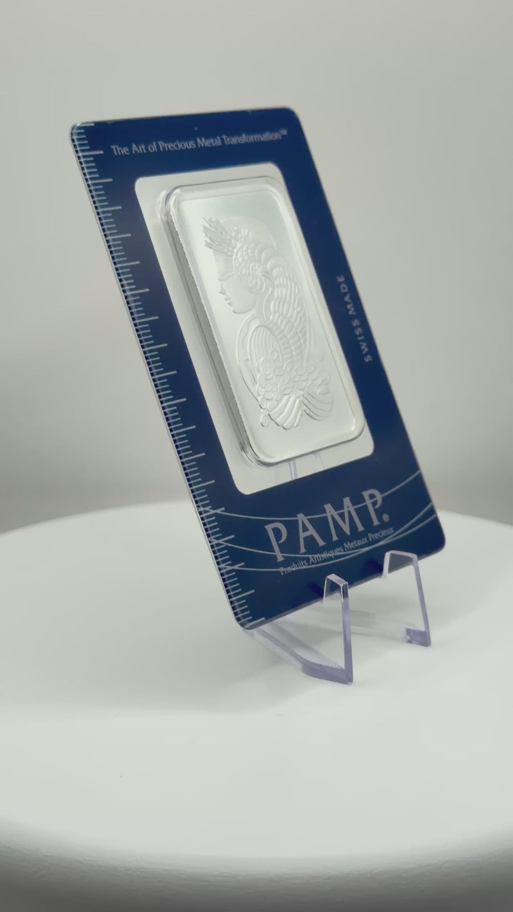 PAMP Suisse 1 oz Silver Bar .999 Pure in Assay (Cert #C265000)