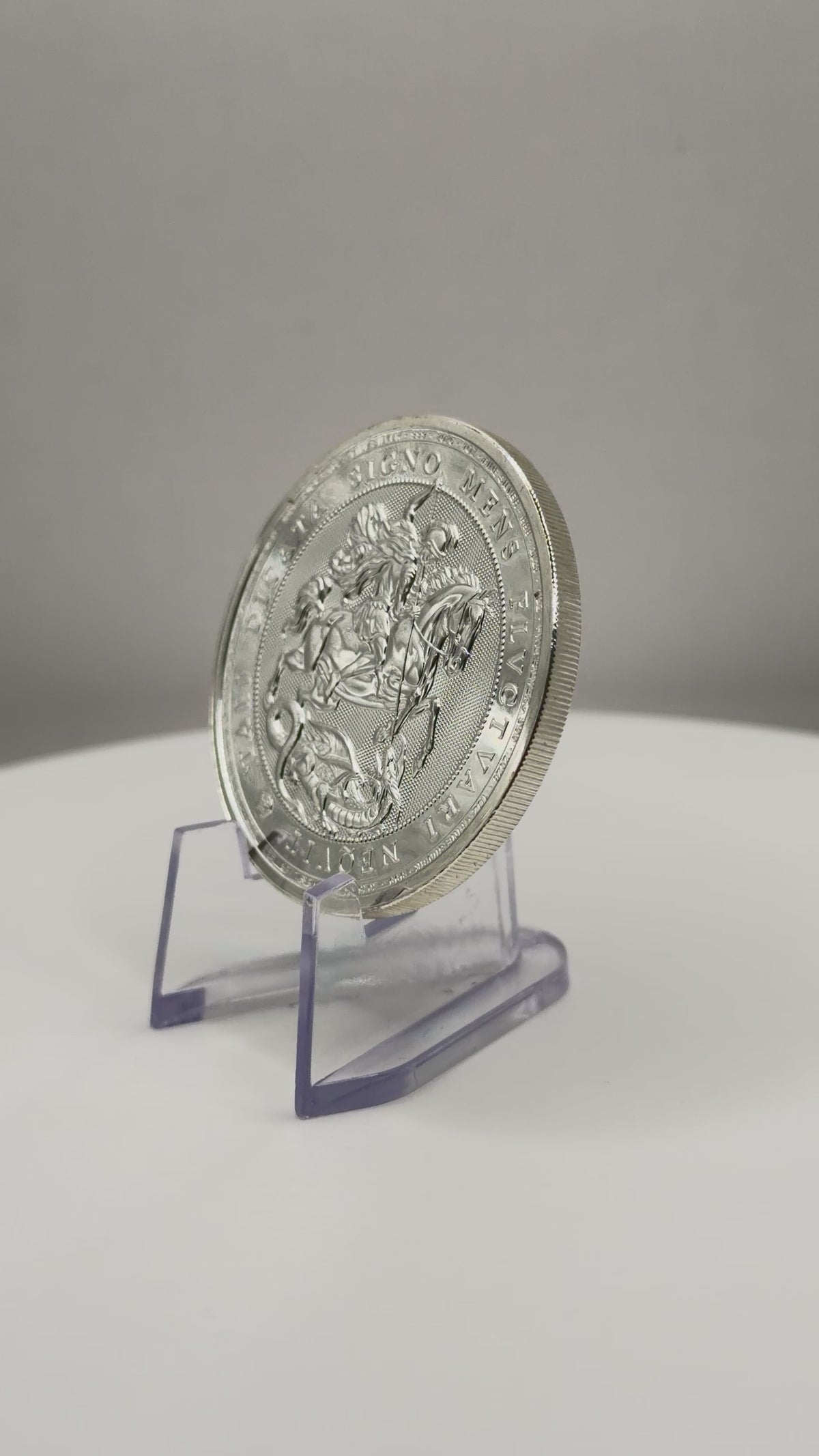 2026 Royal Mint St. George 1 oz Silver Coin – .999 Fine Bullion £2 Legal Tender