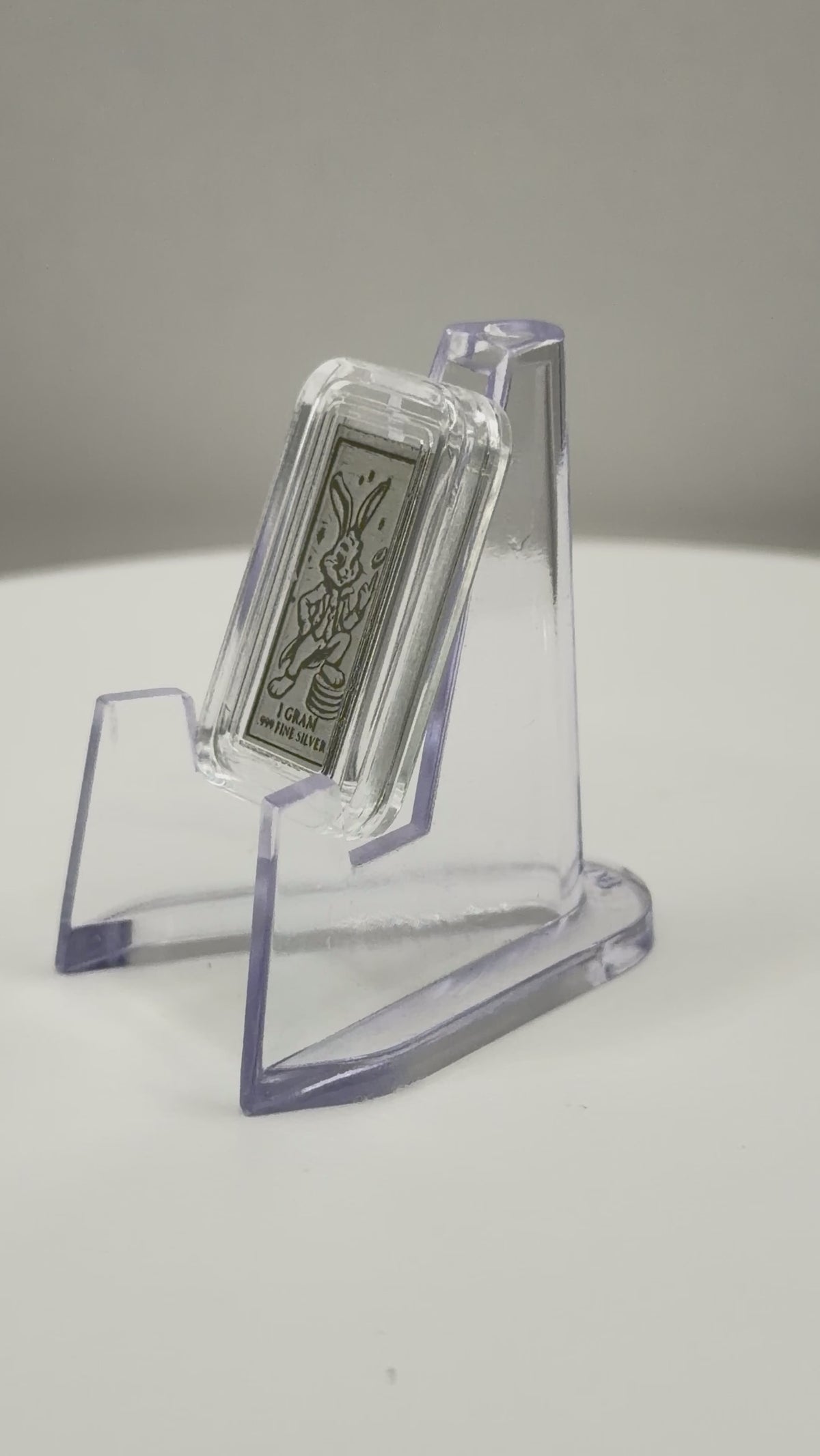 1 Gram .999 Fine Silver Bar - Money Bunny Collector Edition