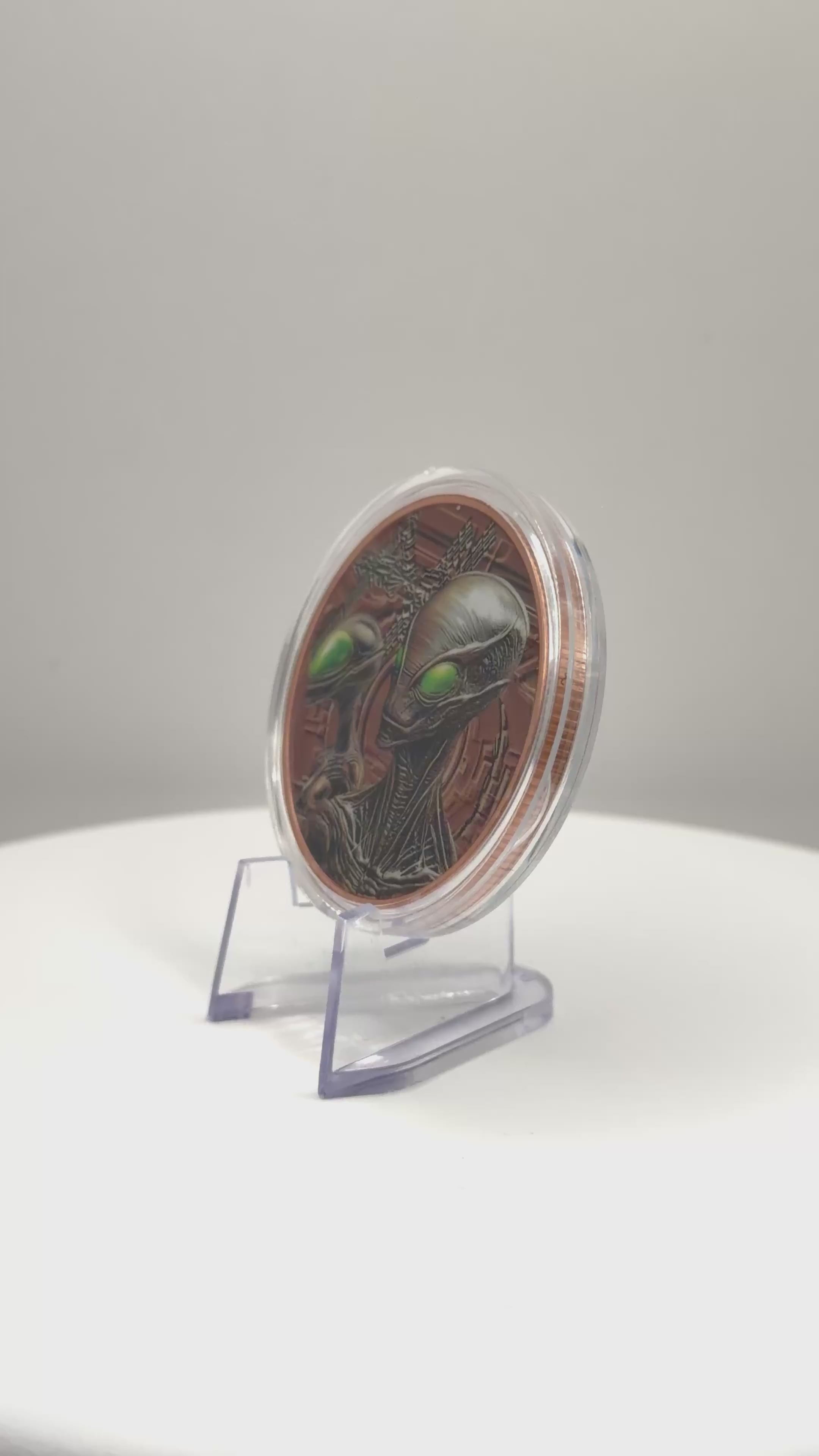 1 oz Alien Extraterrestrial Copper Round .999 Fine