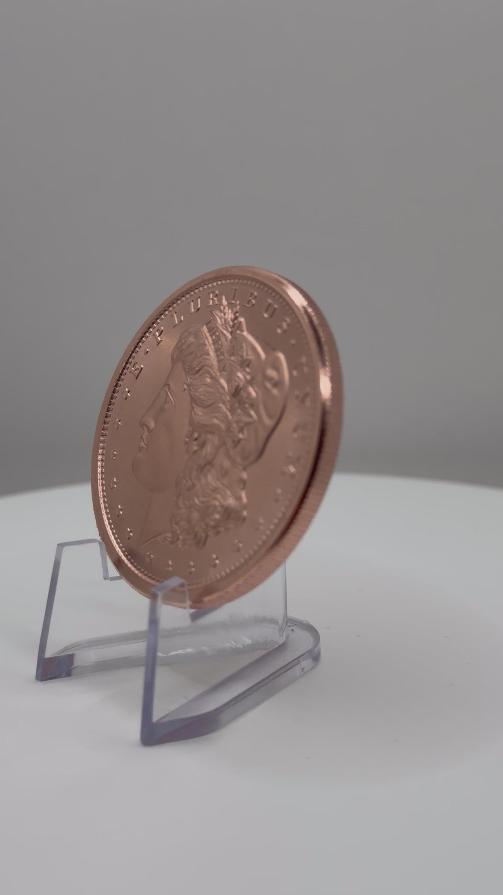 1 oz Morgan Dollar Design .999 Fine Copper Round Bullion Coin