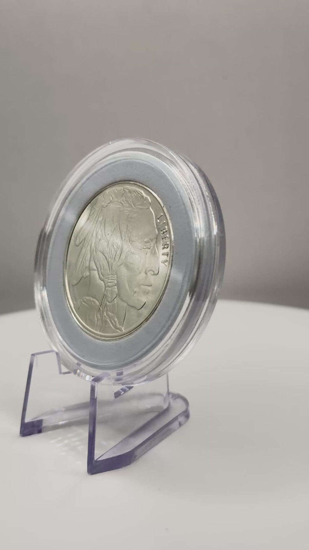 Highland Mint 1/2 oz Buffalo Fine Silver Round (.999 Pure)