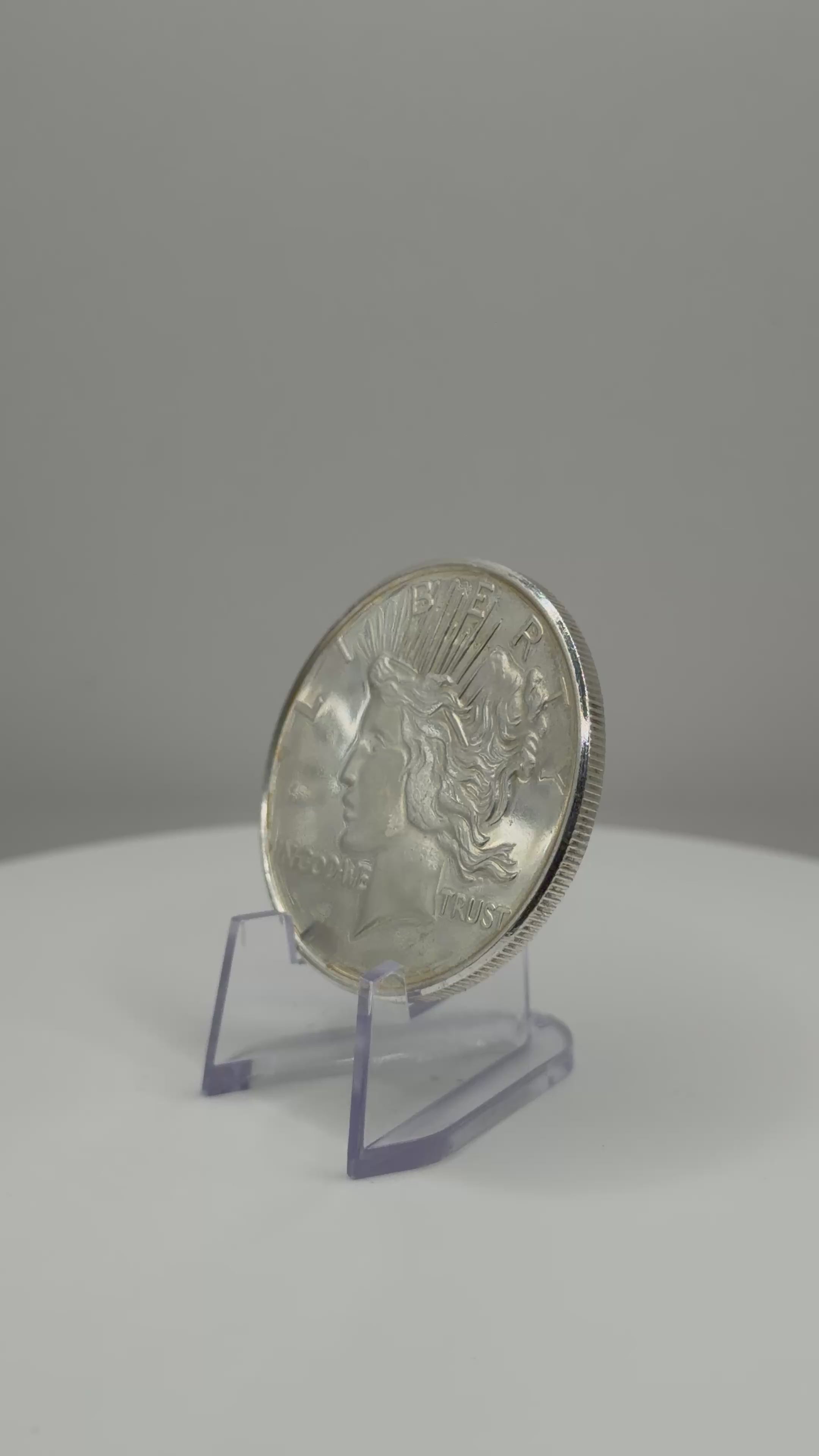 1 oz Peace Dollar Tribute .999 Fine Silver Round Bullion