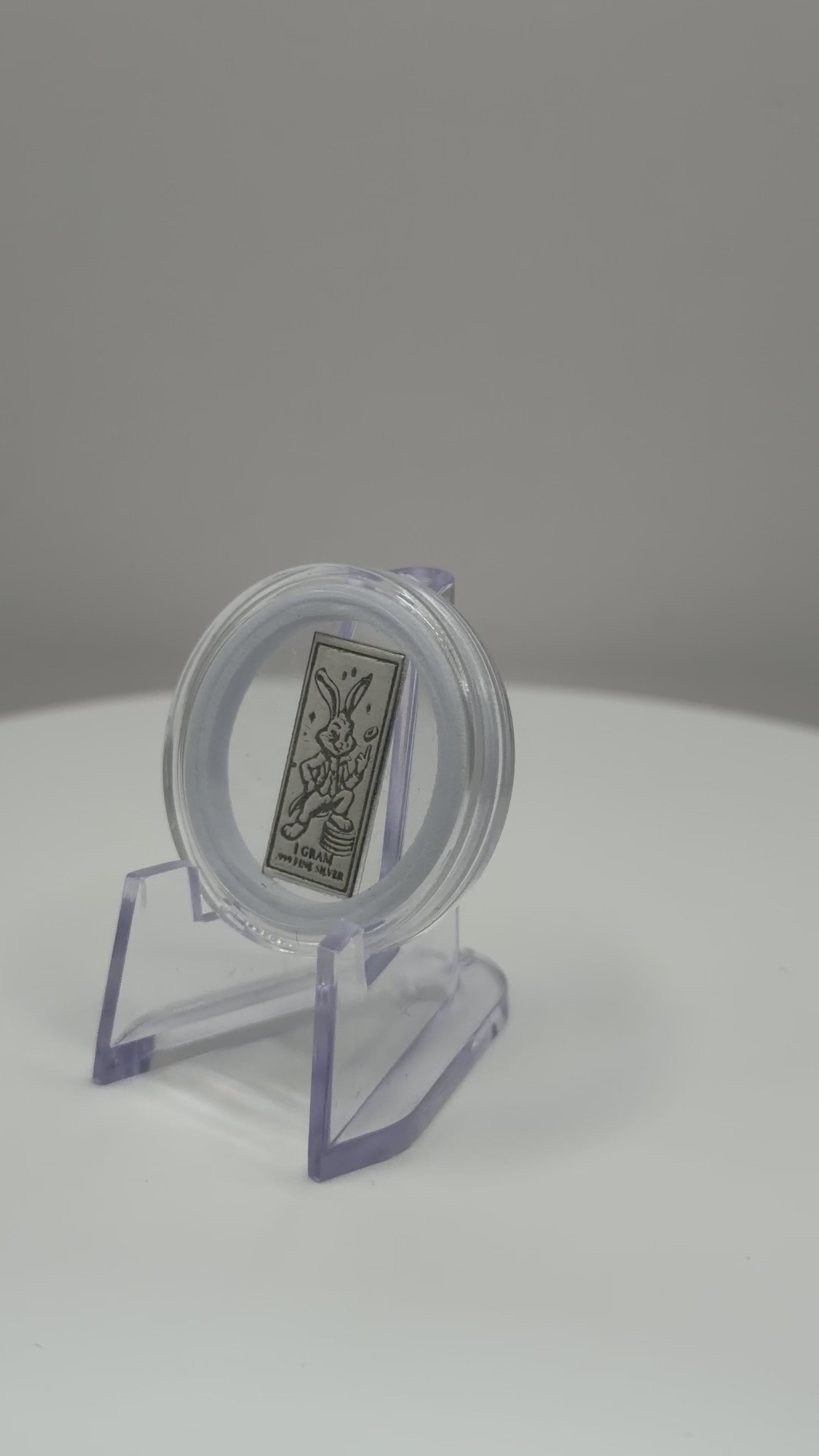 1 Gram .999 Fine Silver Bar - Money Bunny Collector Edition