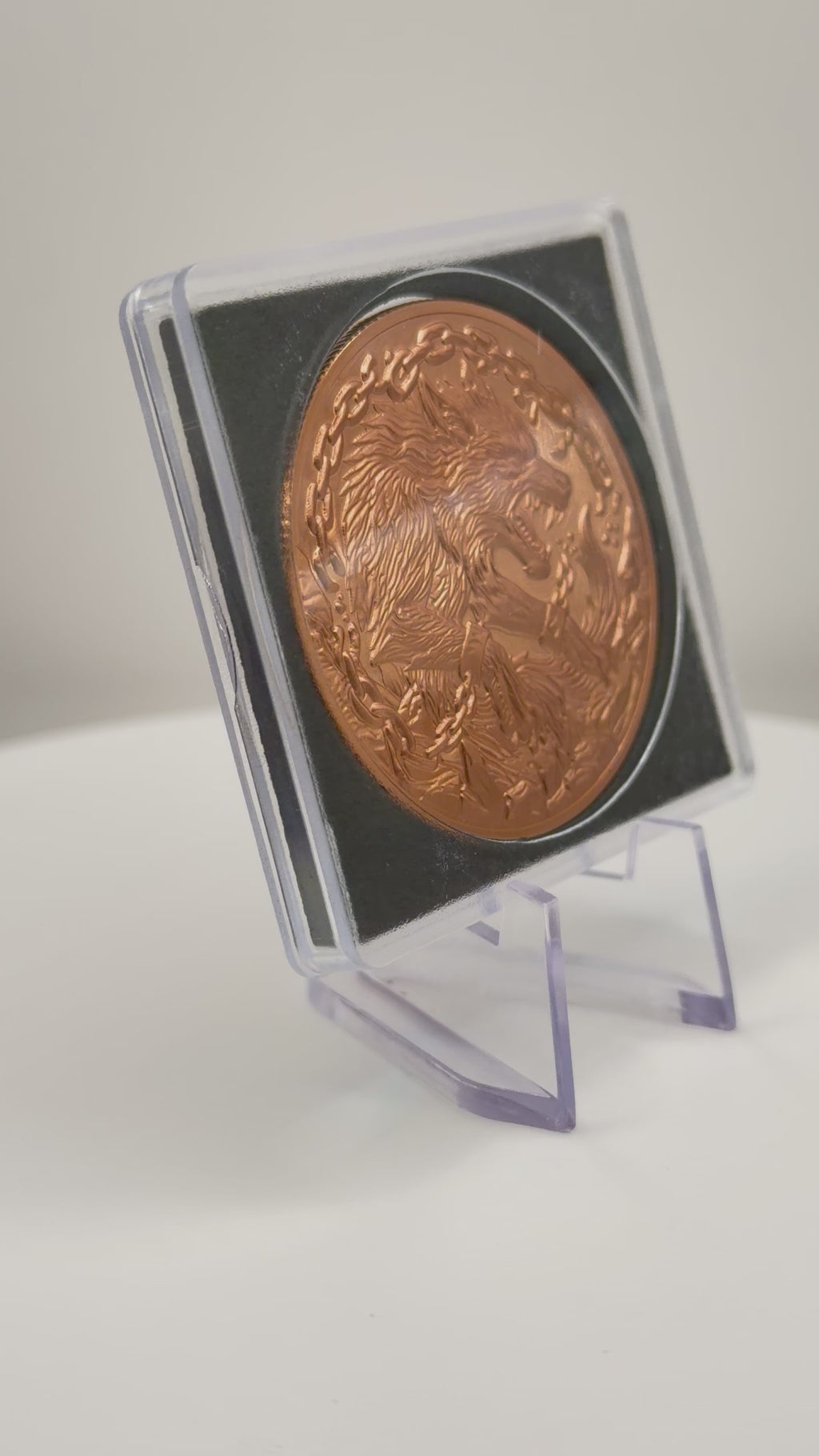 FENRIR THE WORLD BREAKER – 1 TROY OUNCE PURE COPPER ROUND