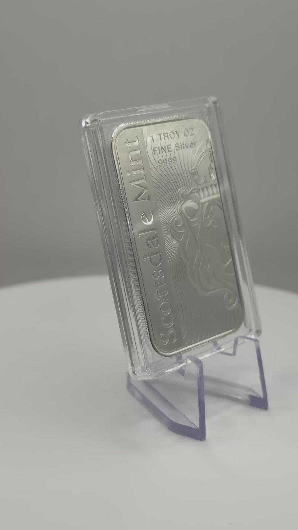 Scottsdale Mint Vortex 1 oz .9999 Fine Silver Bar