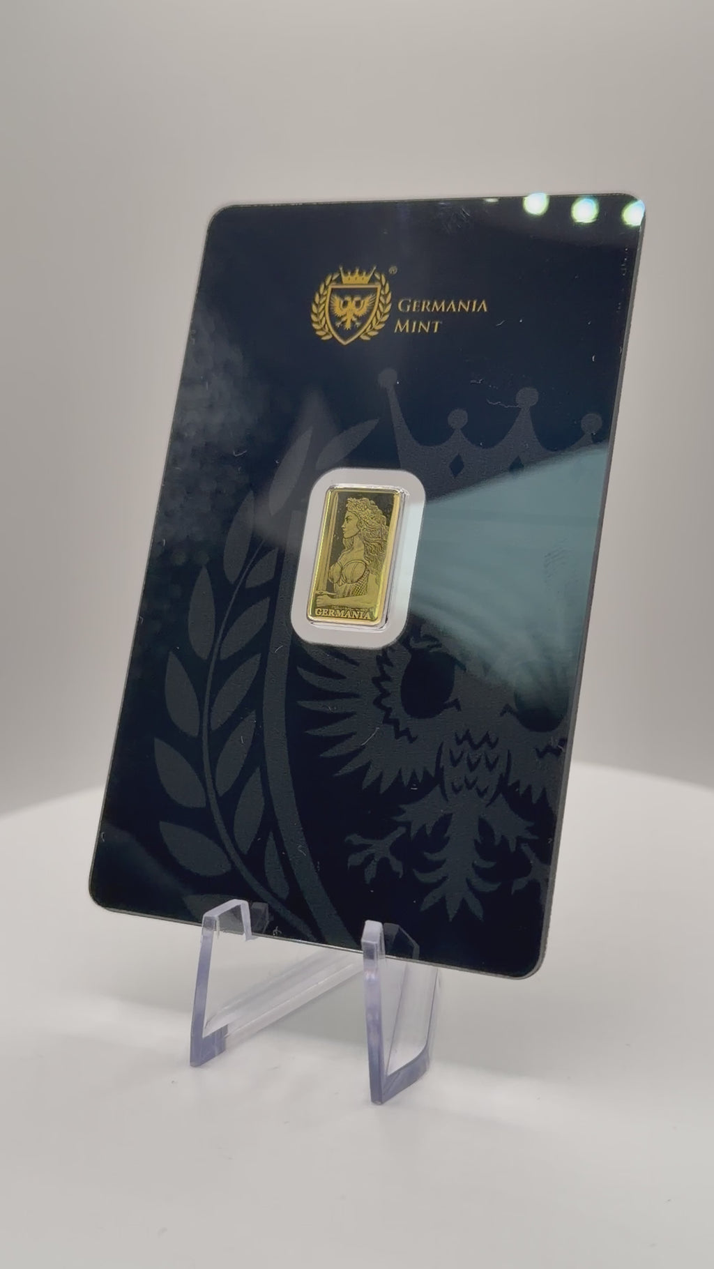 Germania Mint 1/200 oz .9999 Pure Gold Minted Bar (Proof Finish in Assay)