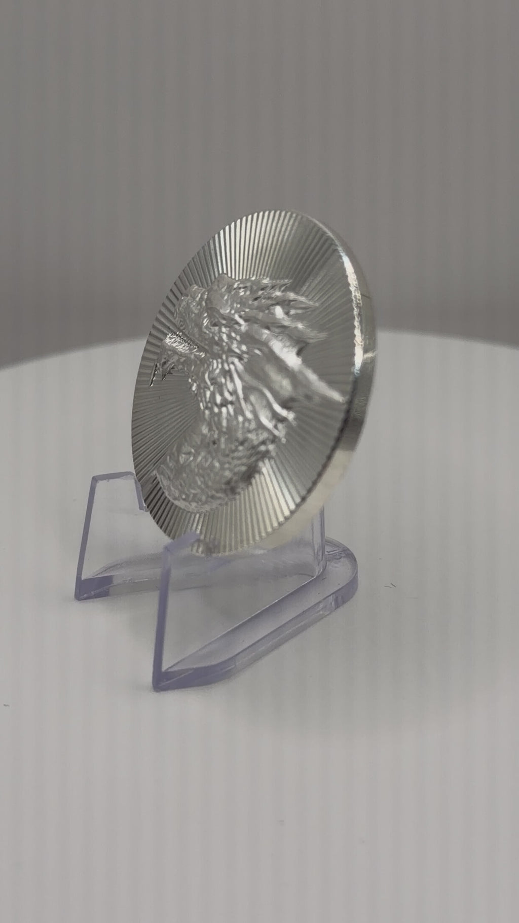 Scottsdale Mint 1 oz Dragon Stacker Round (.999 Fine Silver)